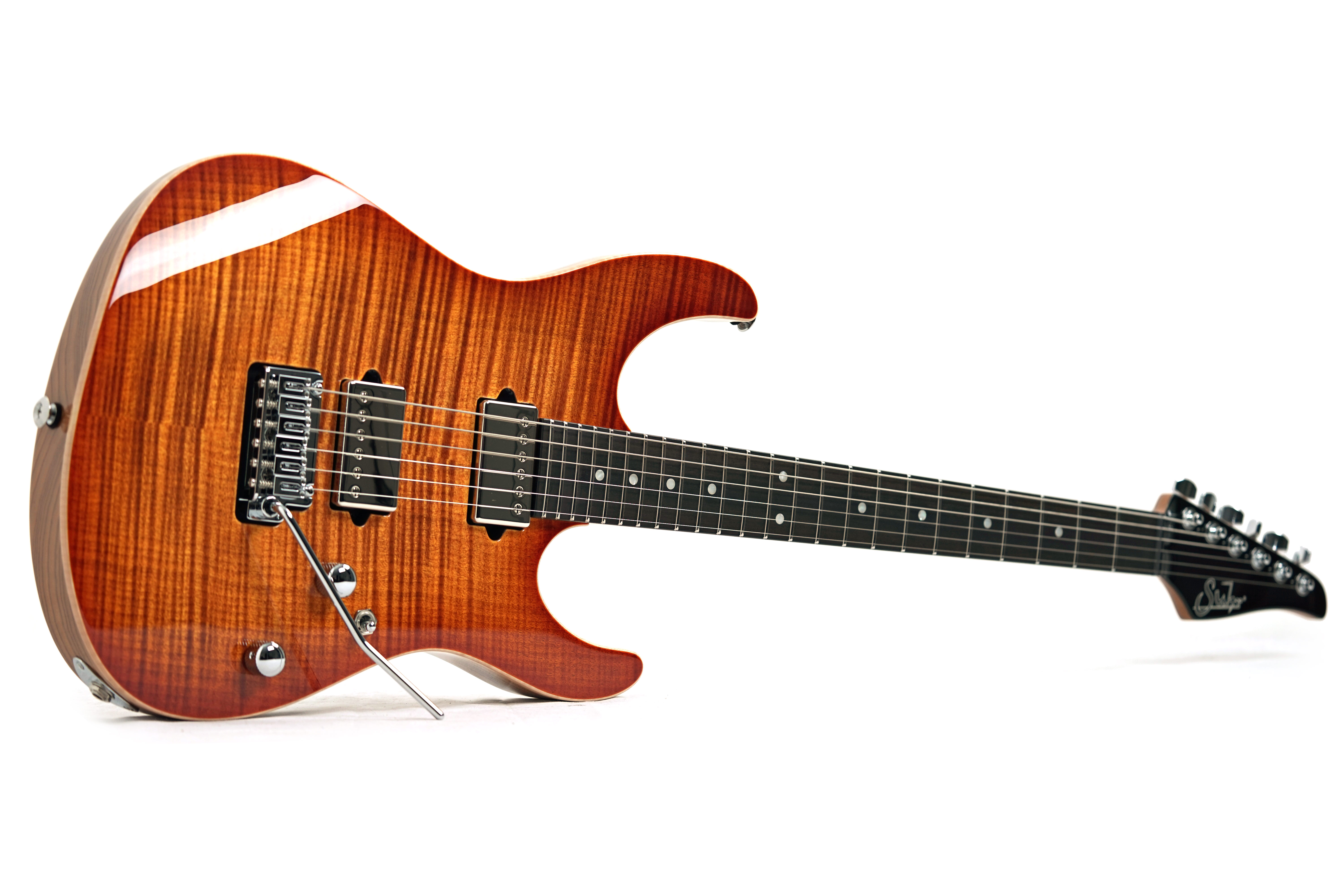 Suhr Modern HH Flame Copperhead Burst Ebony Fingerboard #87859