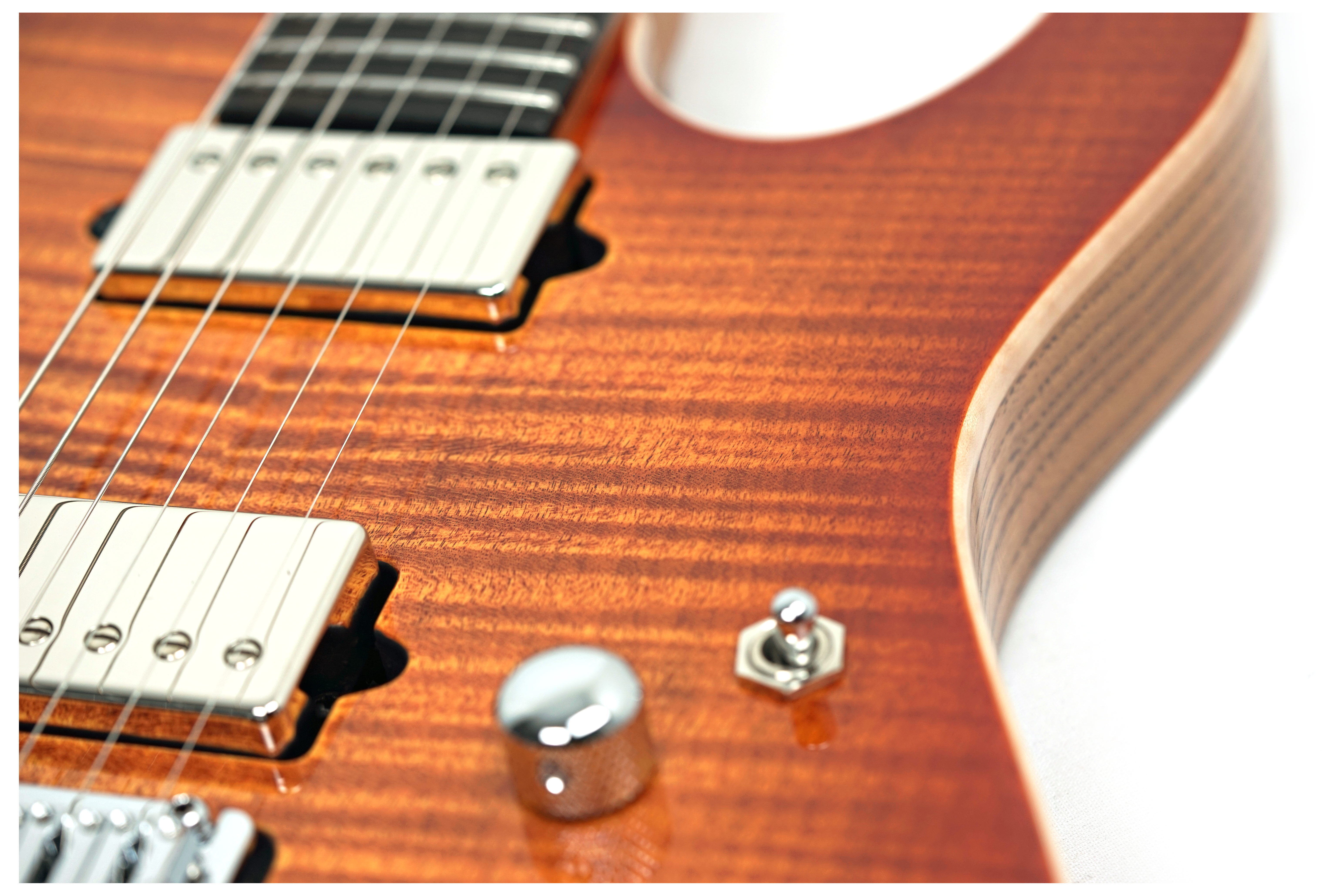 Suhr Modern HH Flame Copperhead Burst Ebony Fingerboard #87859