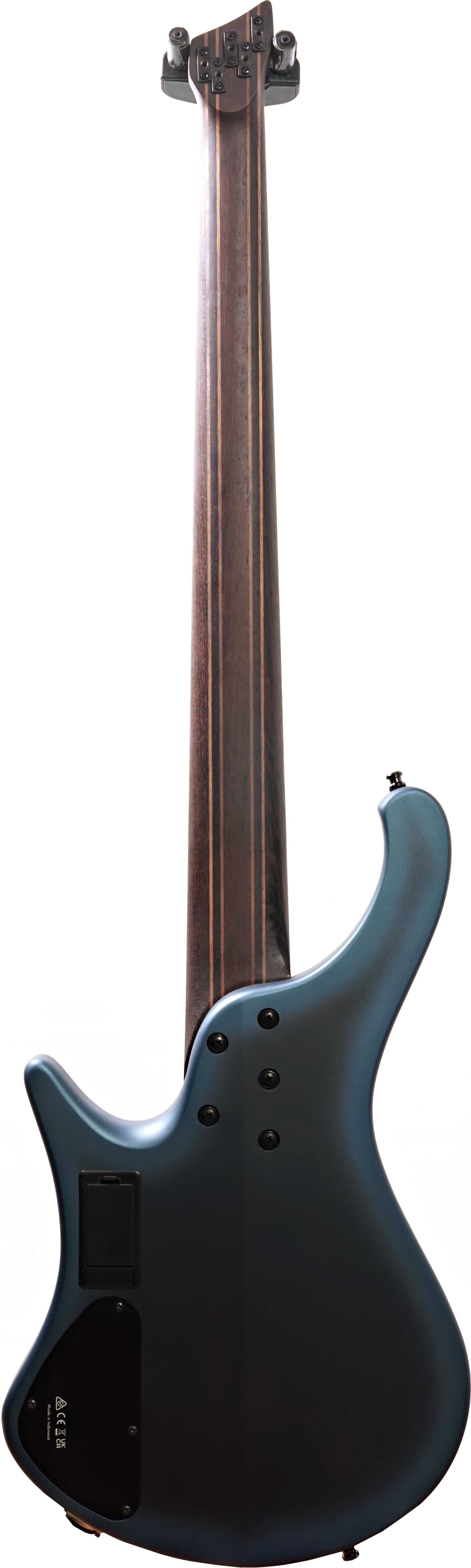 Ibanez EHB5MSBSP EHB Series 5 String Blue Hardware Metallic Aurora Matte (Ex-Demo) #251208972
