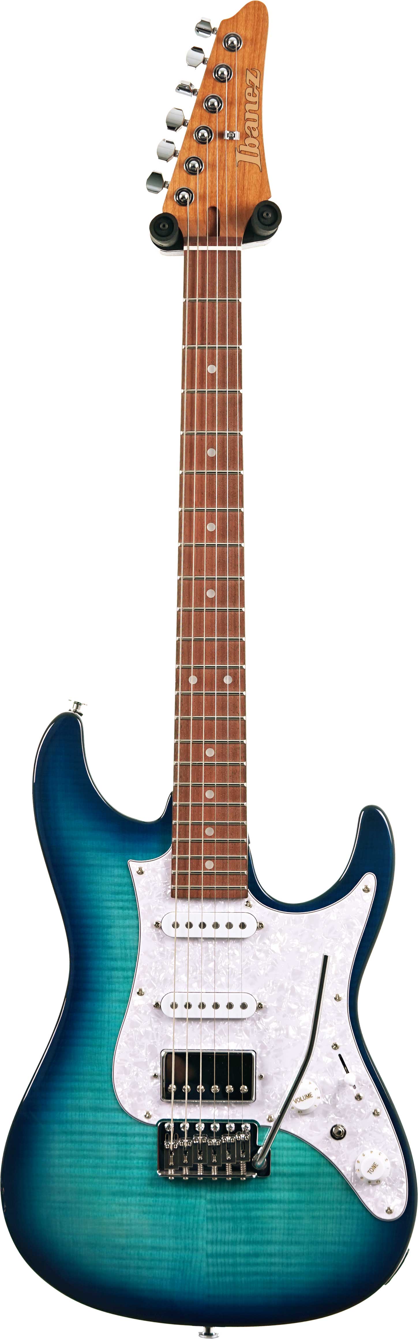 Ibanez AZ22S1F AZ Standard HSS Transparent Turquoise Burst (Ex-Demo) #5N260300353