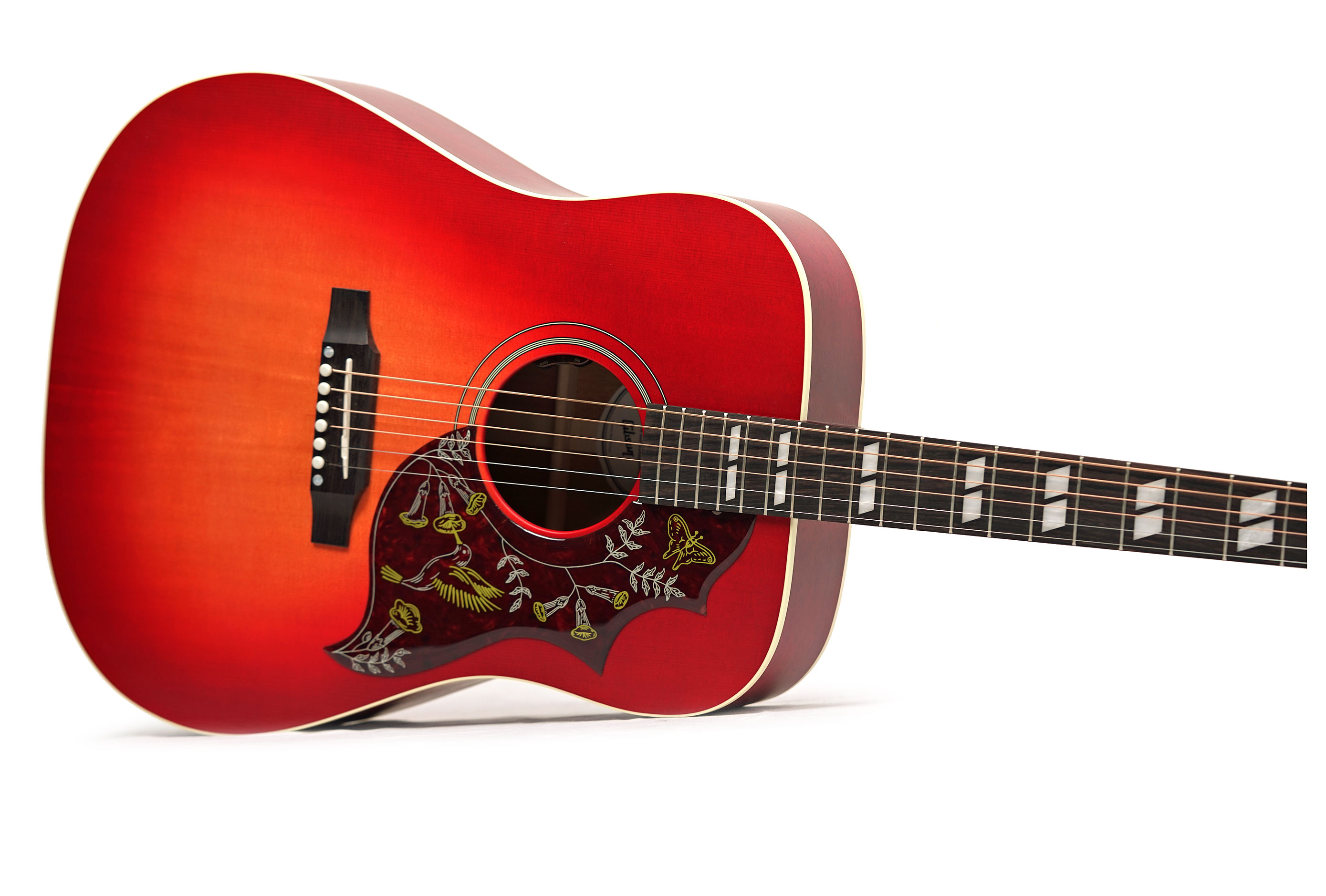 Gibson Hummingbird Special Satin Vintage Cherry Sunburst #21496040