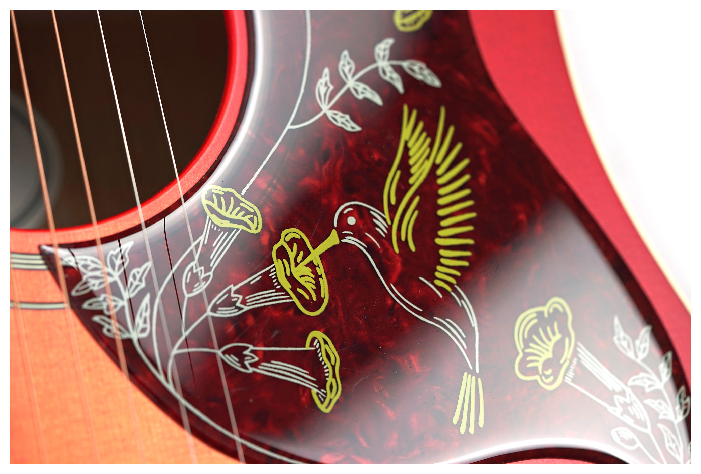 Gibson Hummingbird Special Satin Vintage Cherry Sunburst #21496040