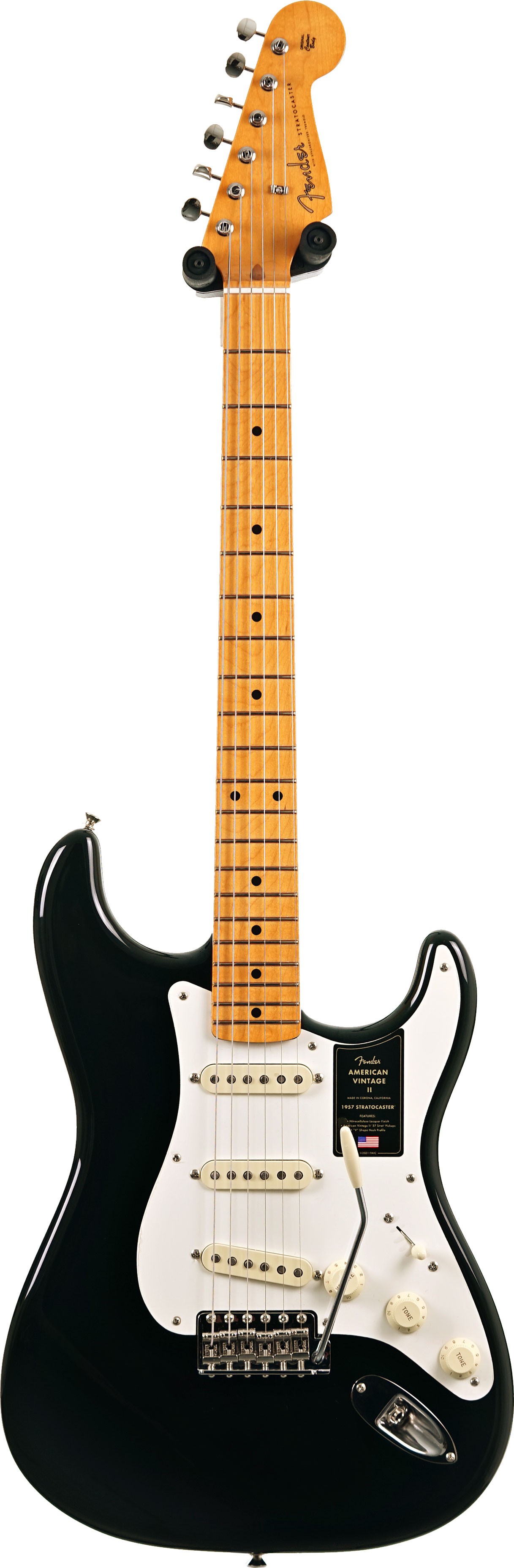 Fender American Vintage II 1957 Stratocaster Black Maple Fingerboard #V2552482