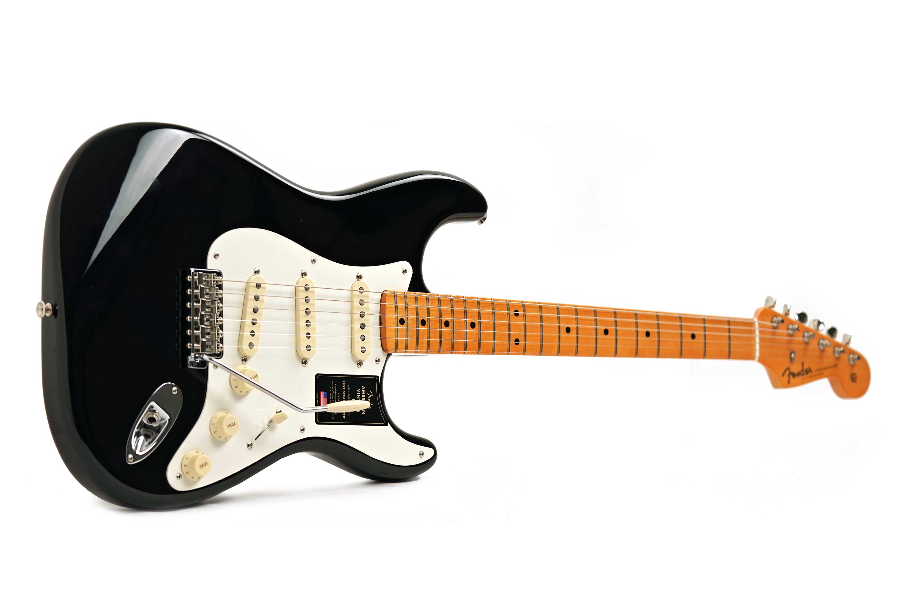 Fender American Vintage II 1957 Stratocaster Black Maple Fingerboard #V2553059