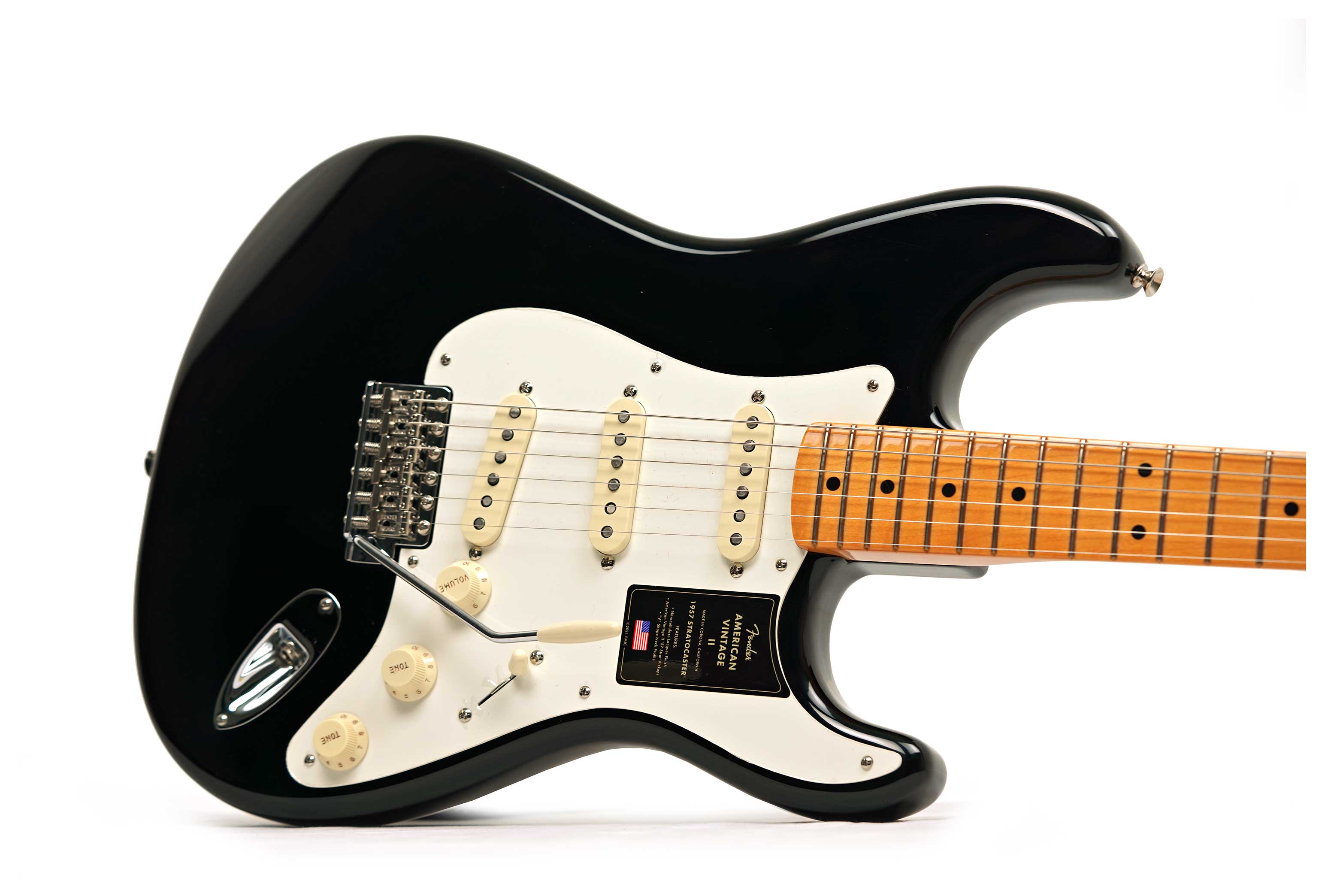 Fender American Vintage II 1957 Stratocaster Black Maple Fingerboard #V2553059