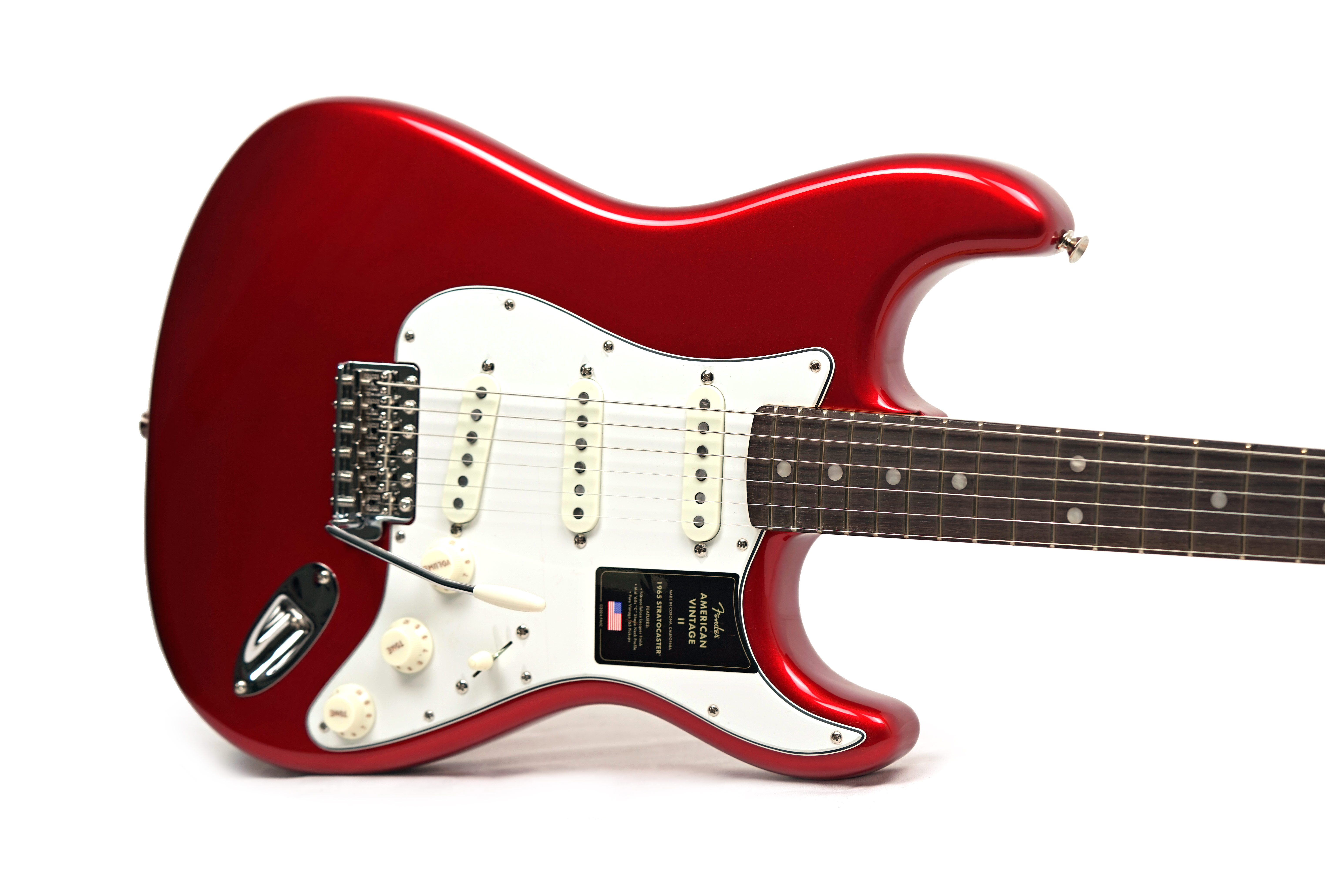 Fender American Vintage II 1965 Stratocaster Candy Apple Red Rosewood Fingerboard #V2556729