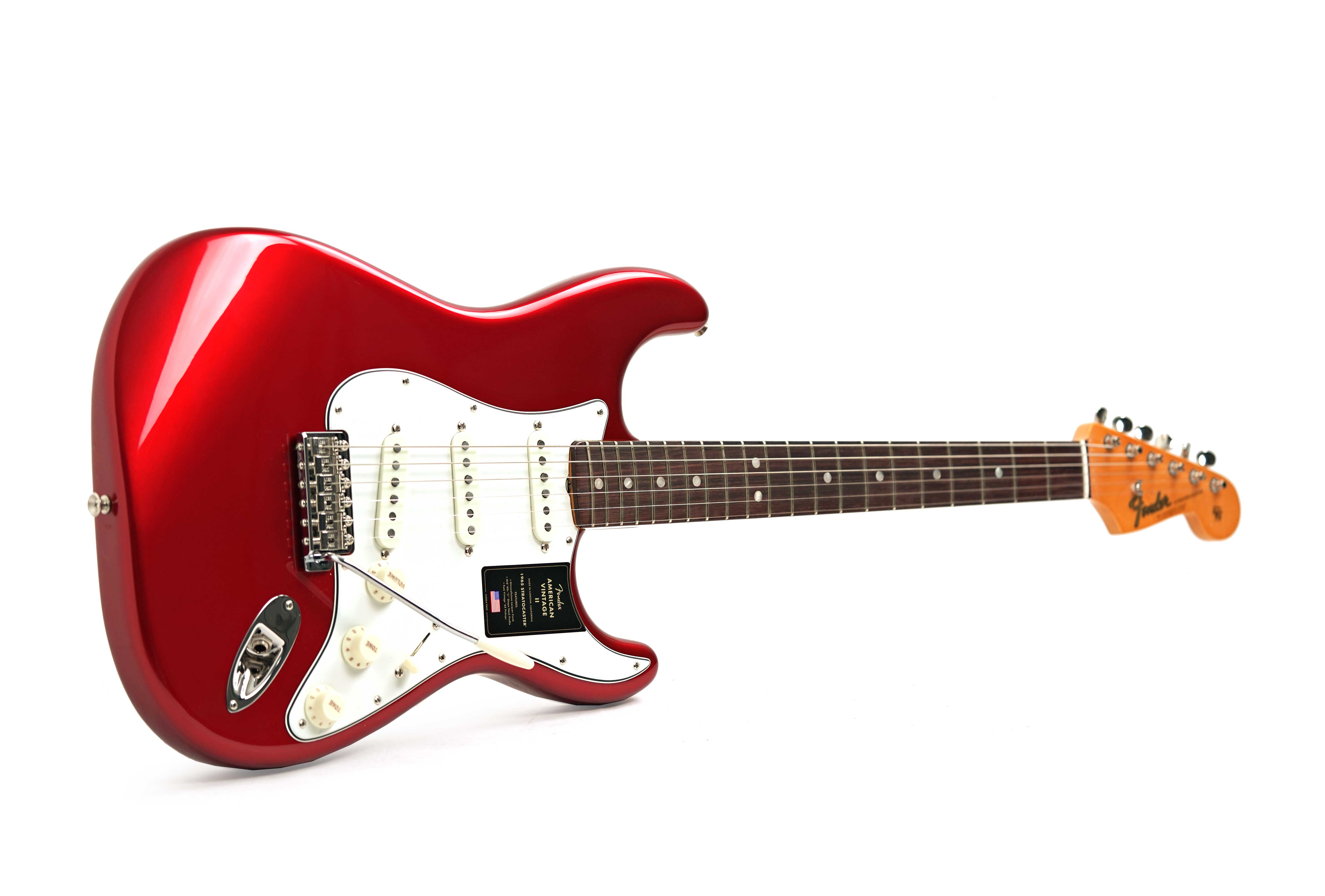 Fender American Vintage II 1965 Stratocaster Candy Apple Red Rosewood Fingerboard #V2664703