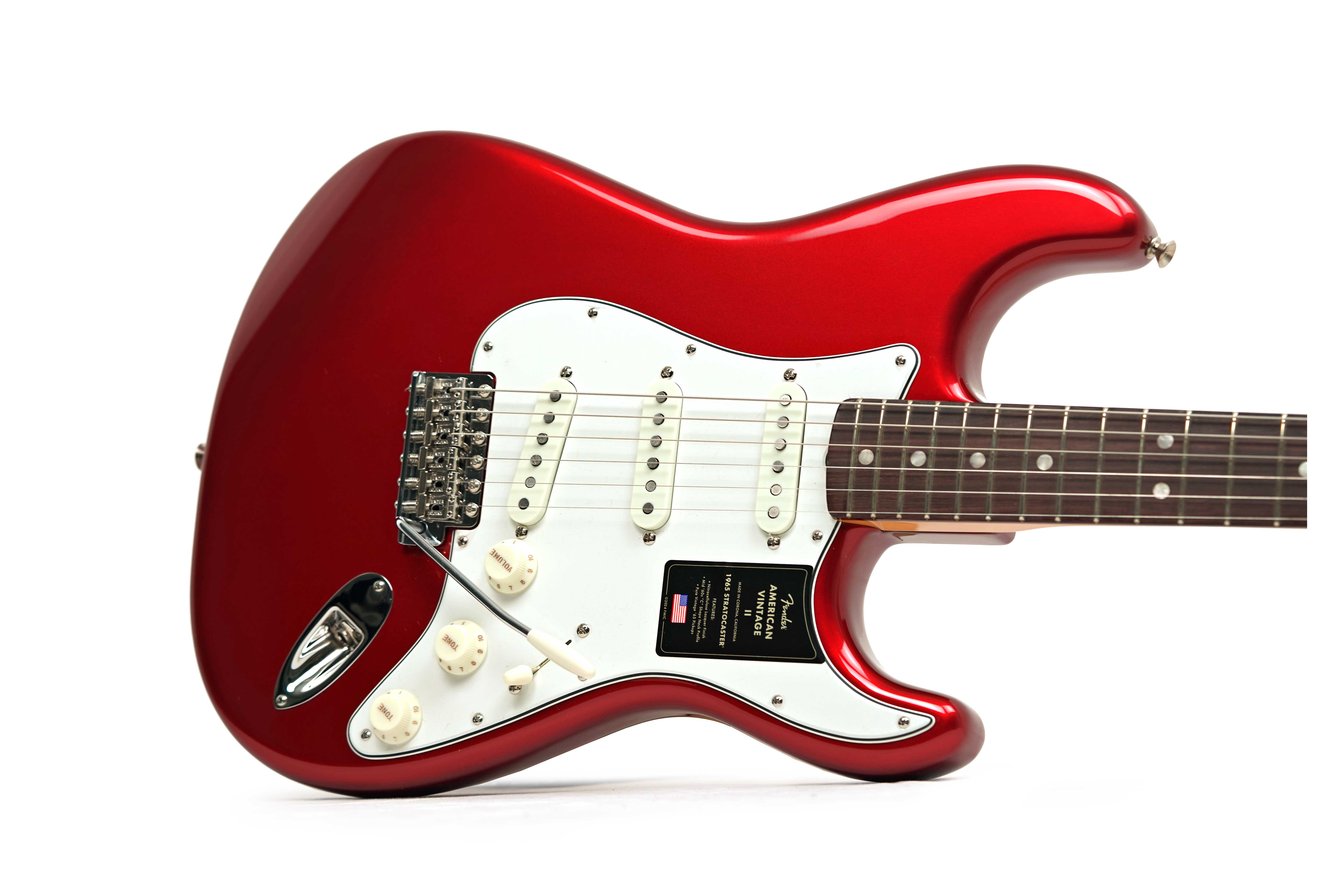 Fender American Vintage II 1965 Stratocaster Candy Apple Red Rosewood Fingerboard #V2664703