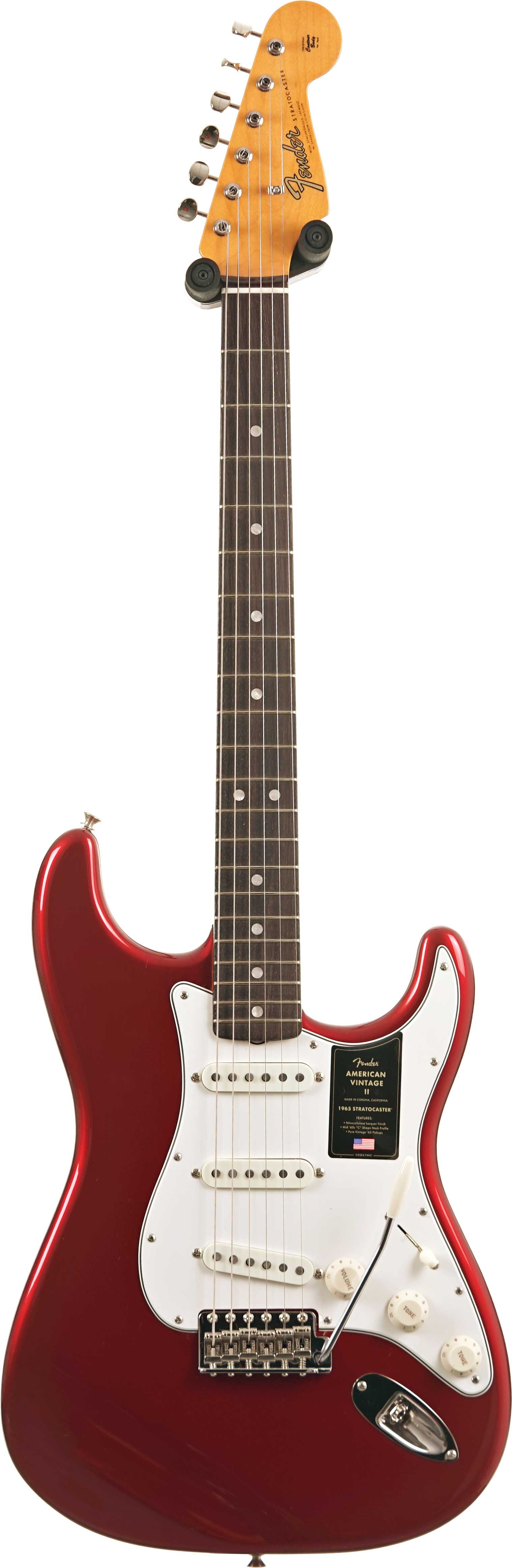 Fender American Vintage II 1965 Stratocaster Candy Apple Red Rosewood Fingerboard #V2601536