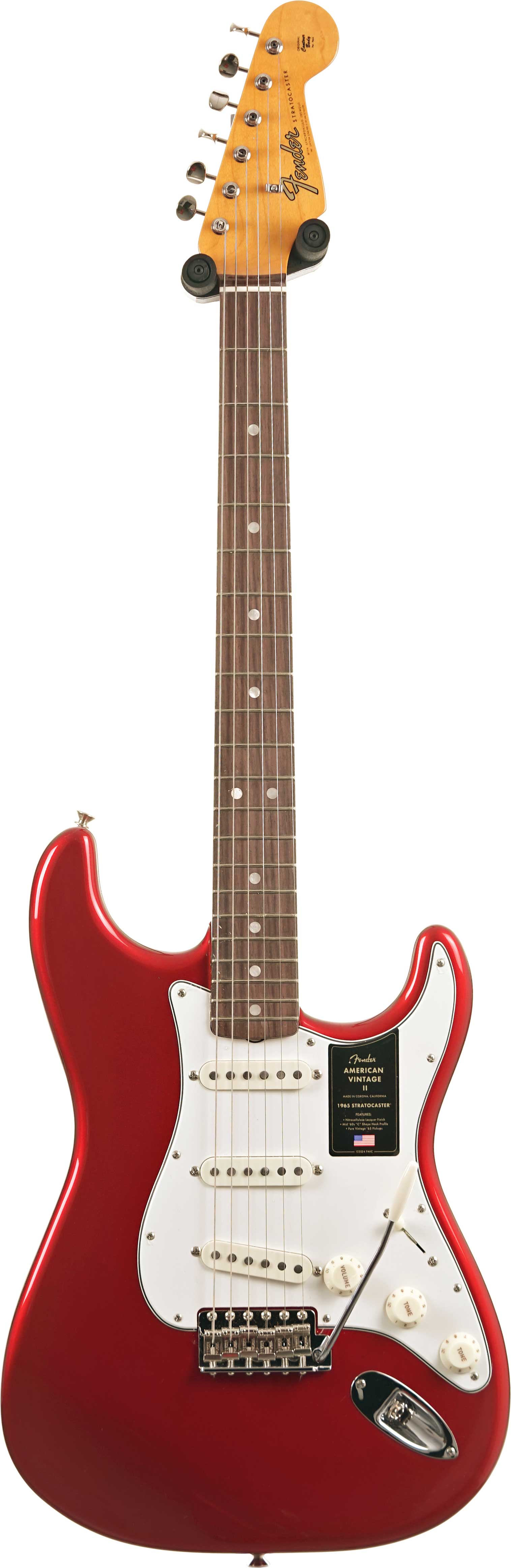 Fender American Vintage II 1965 Stratocaster Candy Apple Red Rosewood Fingerboard #V2552759