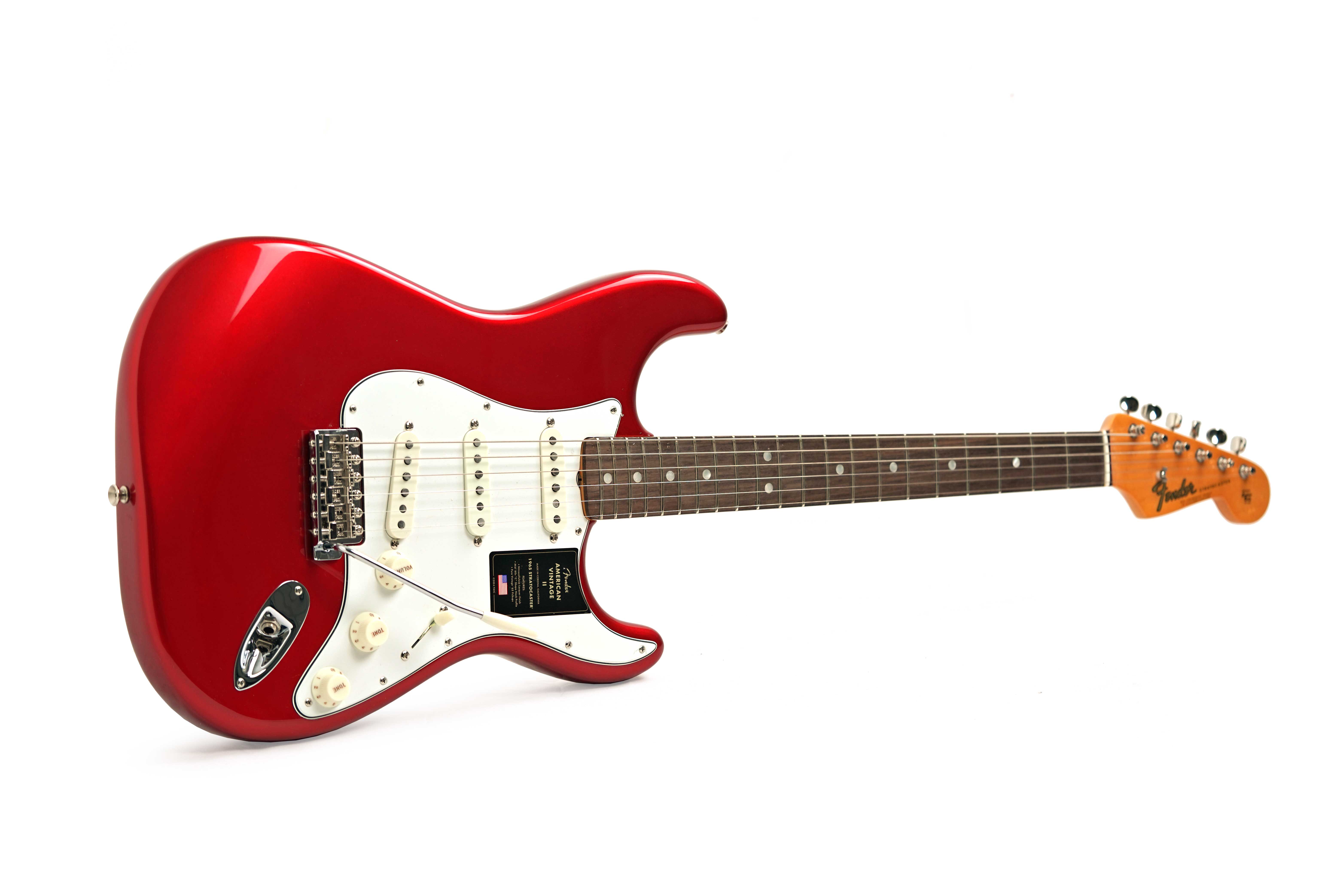 Fender American Vintage II 1965 Stratocaster Candy Apple Red Rosewood Fingerboard #V2552759