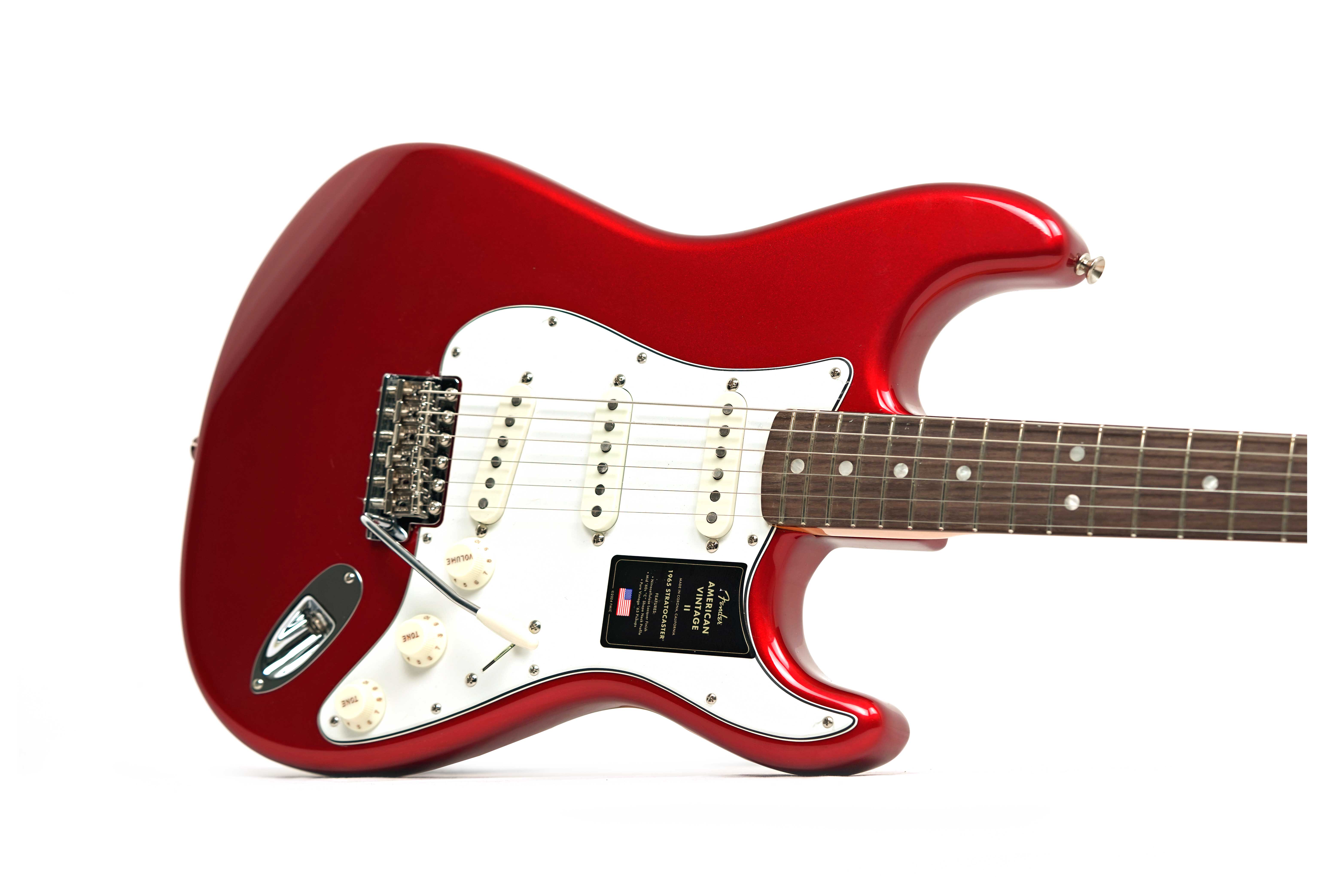 Fender American Vintage II 1965 Stratocaster Candy Apple Red Rosewood Fingerboard #V2552759
