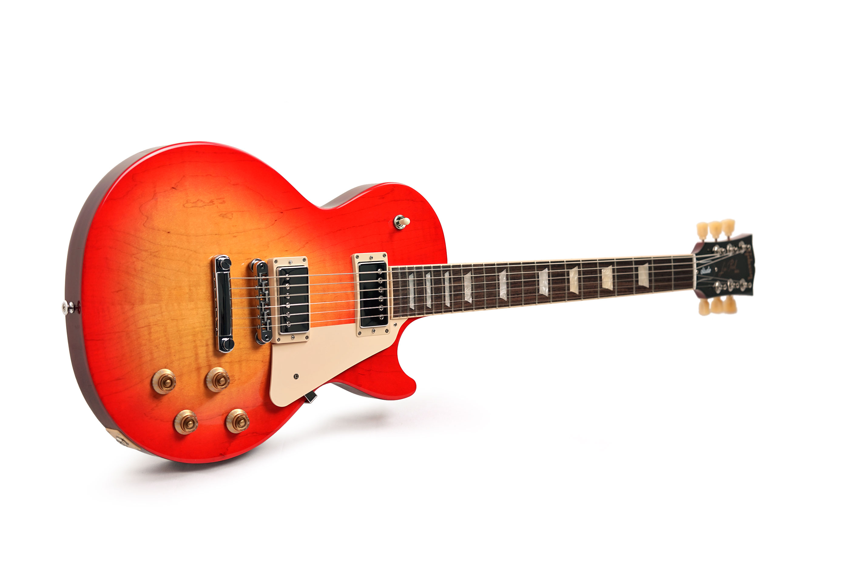 Gibson Les Paul Studio Figured Washed Cherry Sunburst #211260009