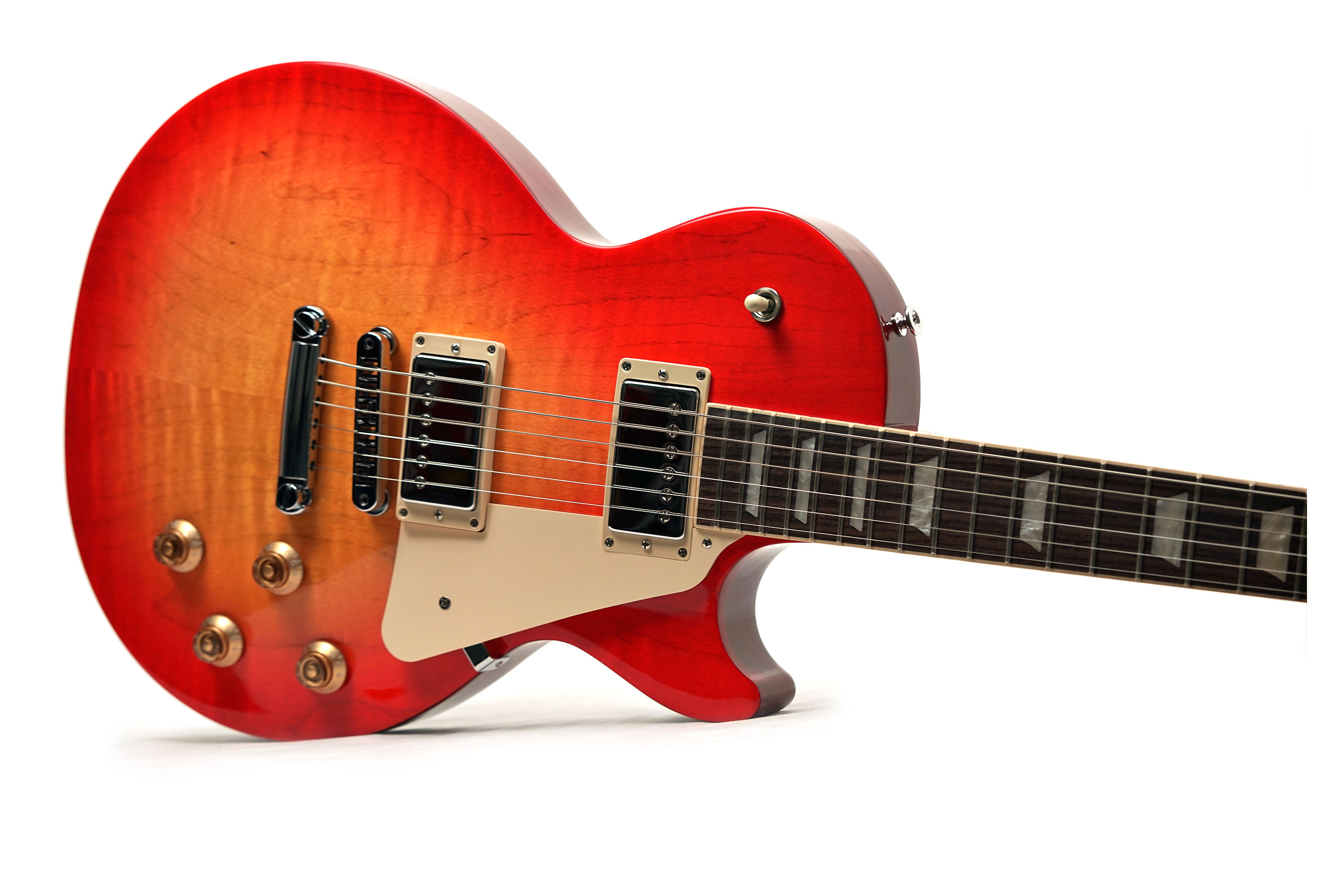 Gibson Les Paul Studio Figured Washed Cherry Sunburst #211260009