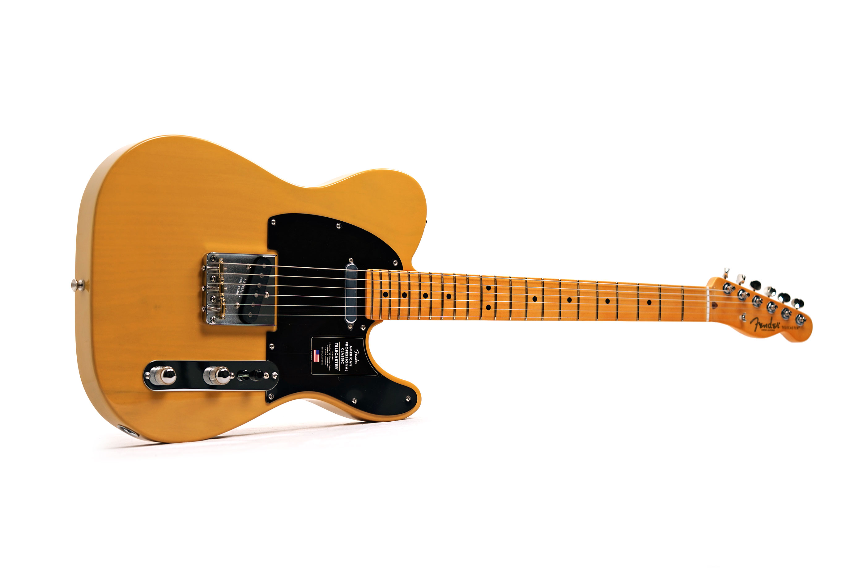 Fender American Professional Classic Telecaster Butterscotch Blonde Maple Fingerboard #US26024066