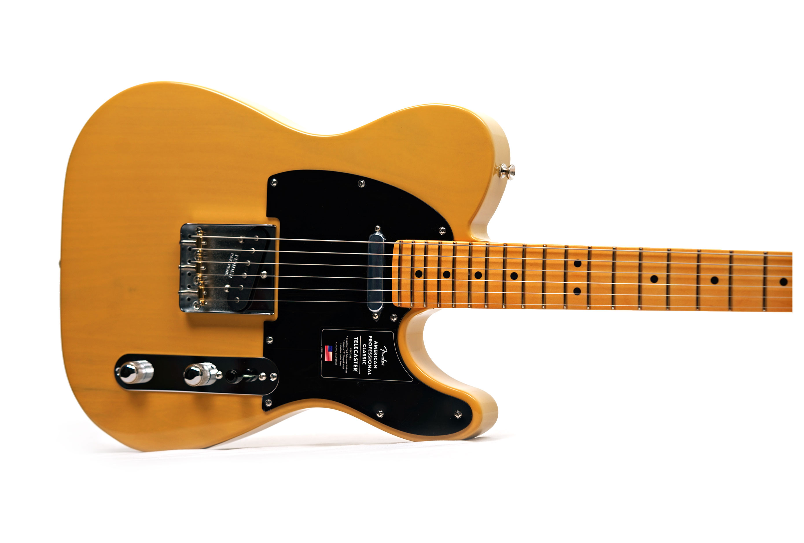 Fender American Professional Classic Telecaster Butterscotch Blonde Maple Fingerboard #US26024066