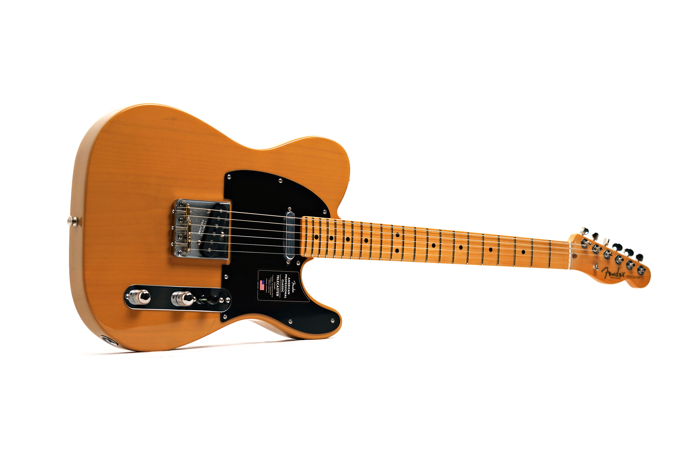 Fender American Professional Classic Telecaster Butterscotch Blonde Maple Fingerboard #US26025563