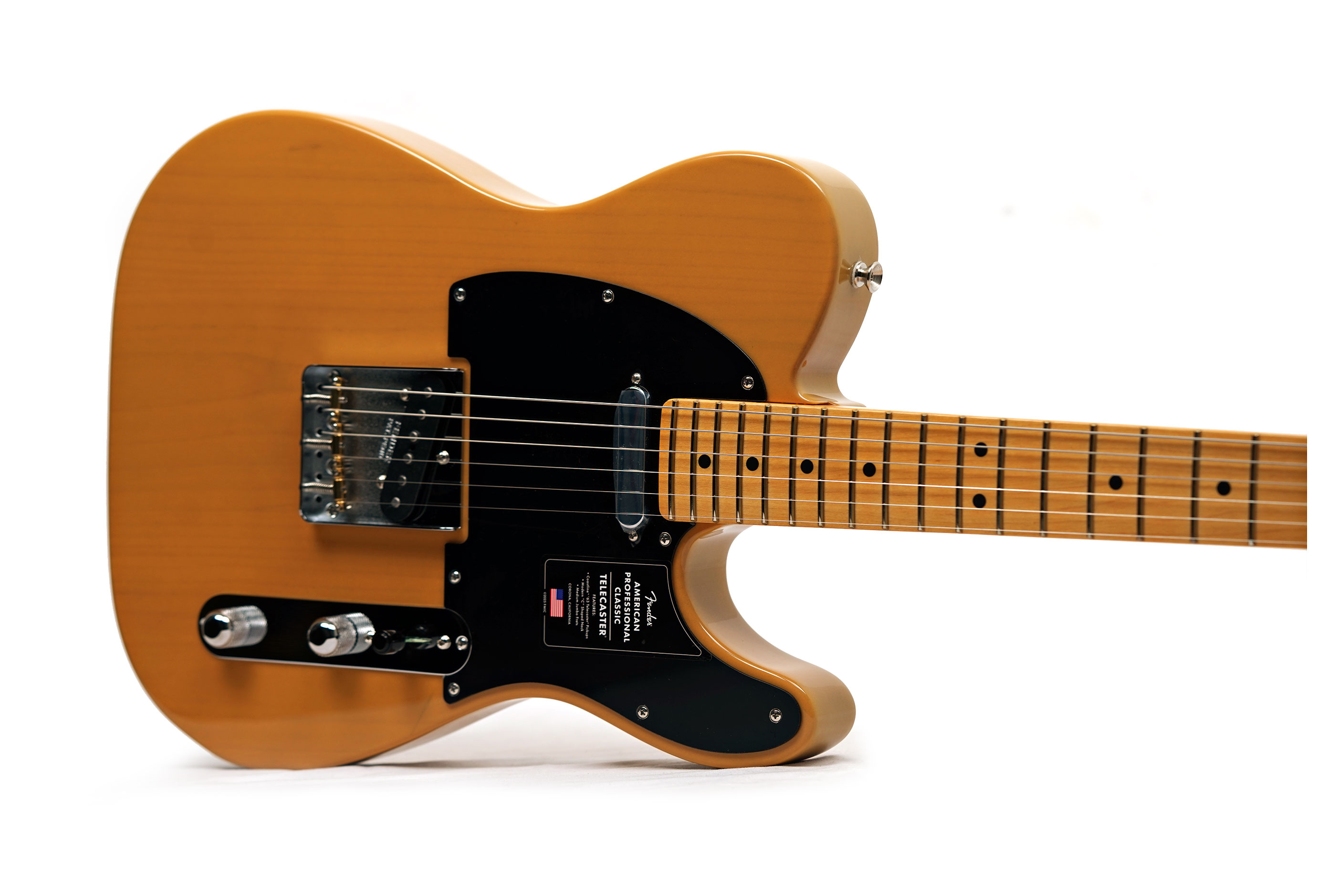 Fender American Professional Classic Telecaster Butterscotch Blonde Maple Fingerboard #US26025563