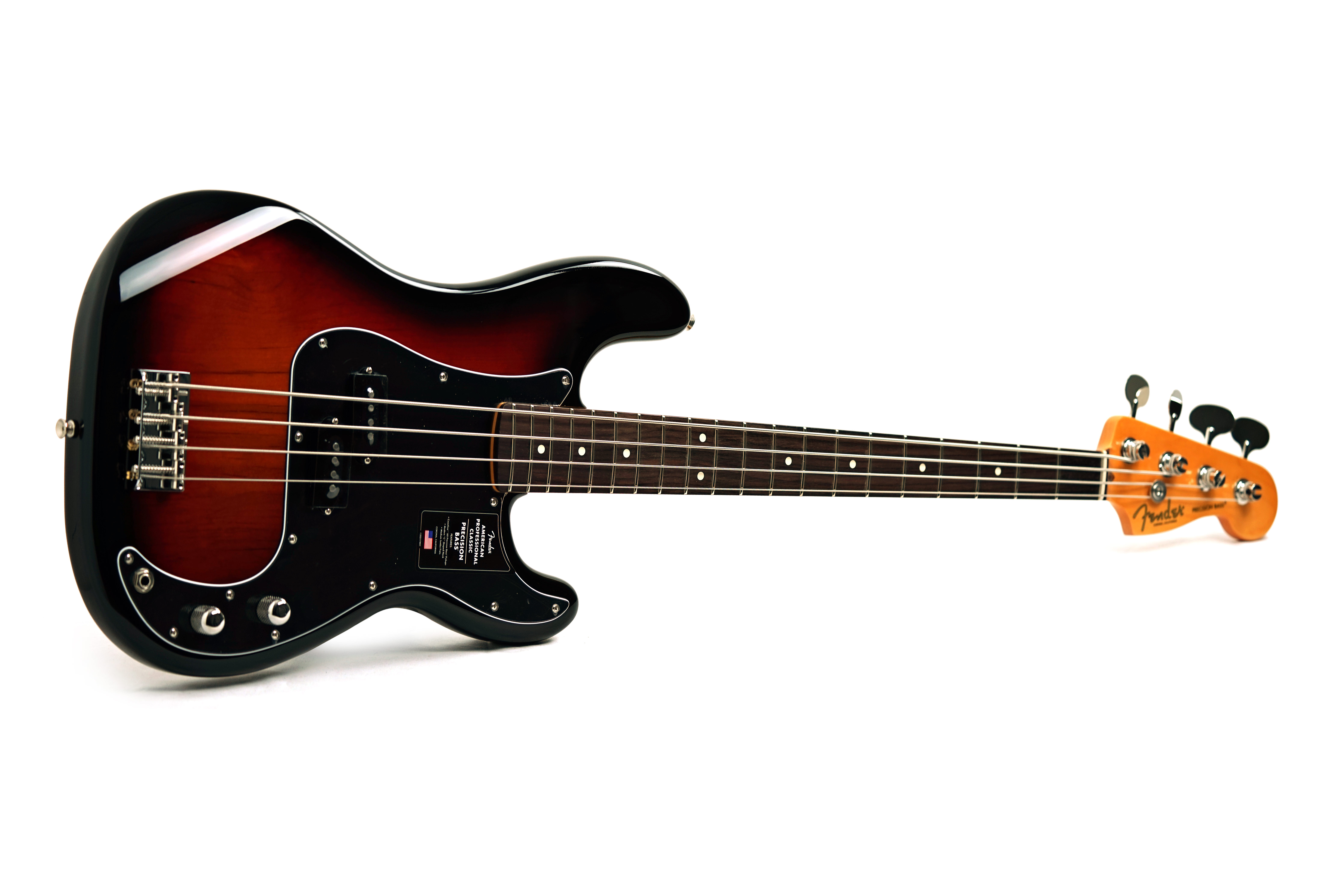 Fender American Professional Classic Precision Bass 3-Colour Sunburst Rosewood Fingerboard #US25112462