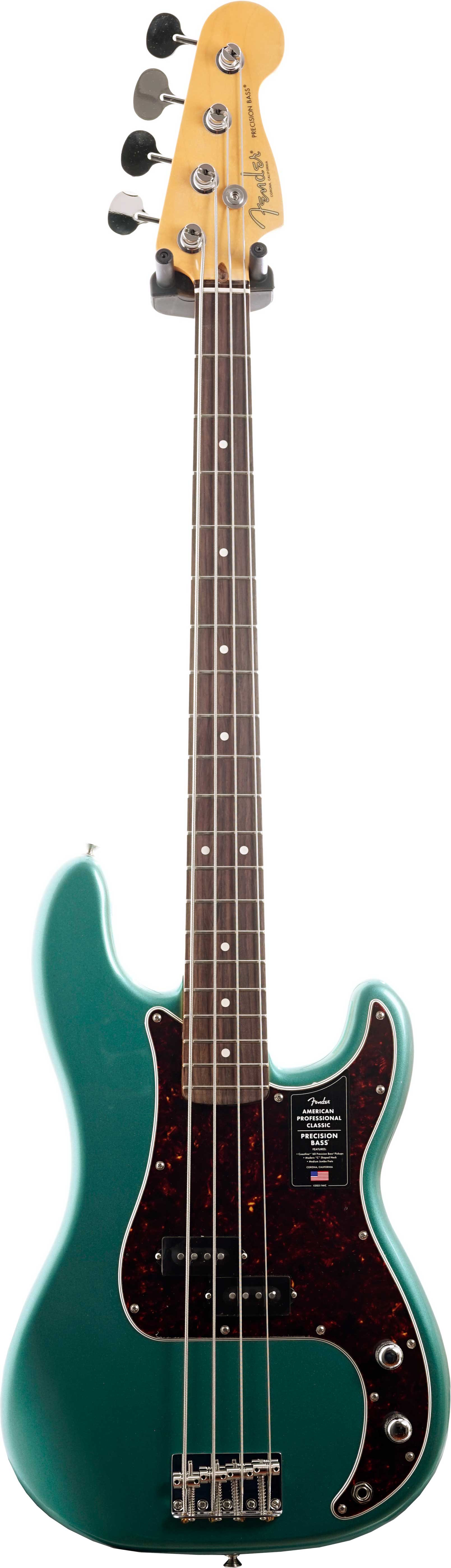 Fender American Professional Classic Precision Bass Faded Sherwood Green Metallic Rosewood Fingerboard #US26040126