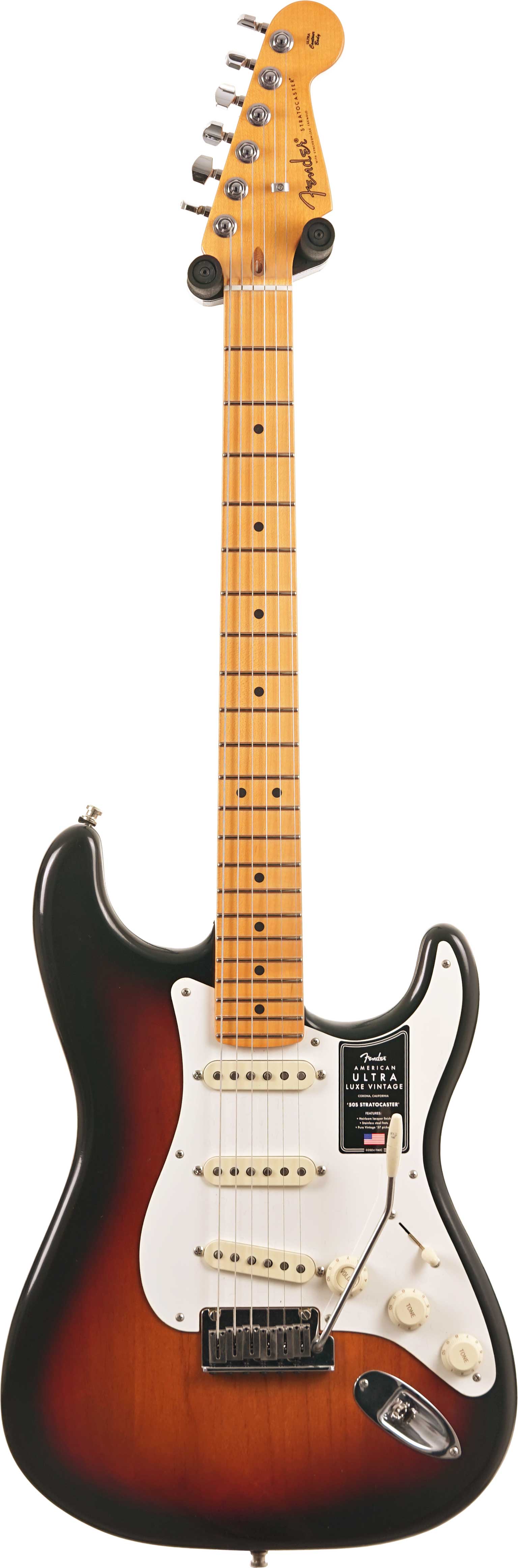 Fender American Ultra Luxe Vintage 50s Stratocaster 3 Colour Sunburst #US25005741