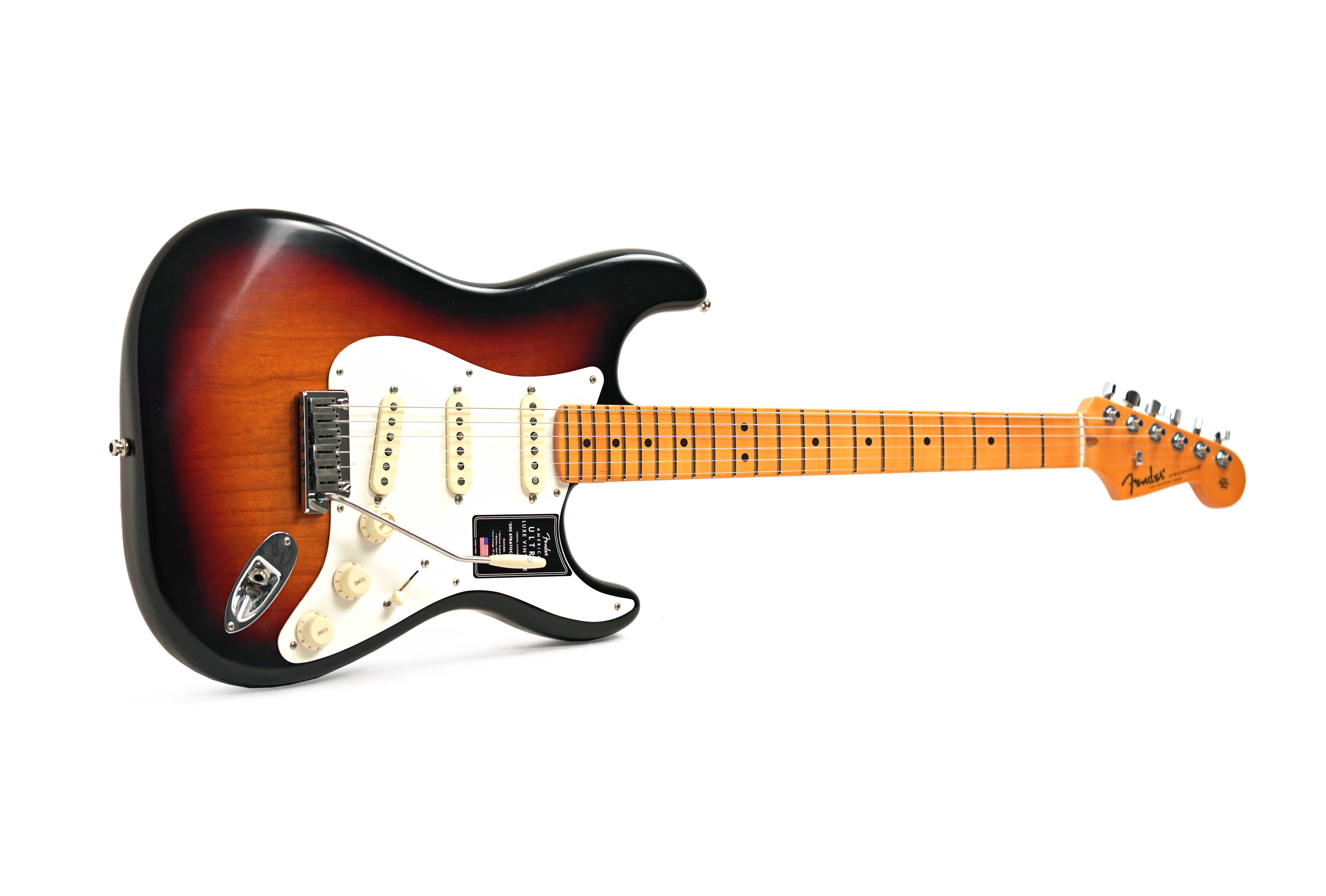 Fender American Ultra Luxe Vintage 50s Stratocaster 3 Colour Sunburst #US25005741