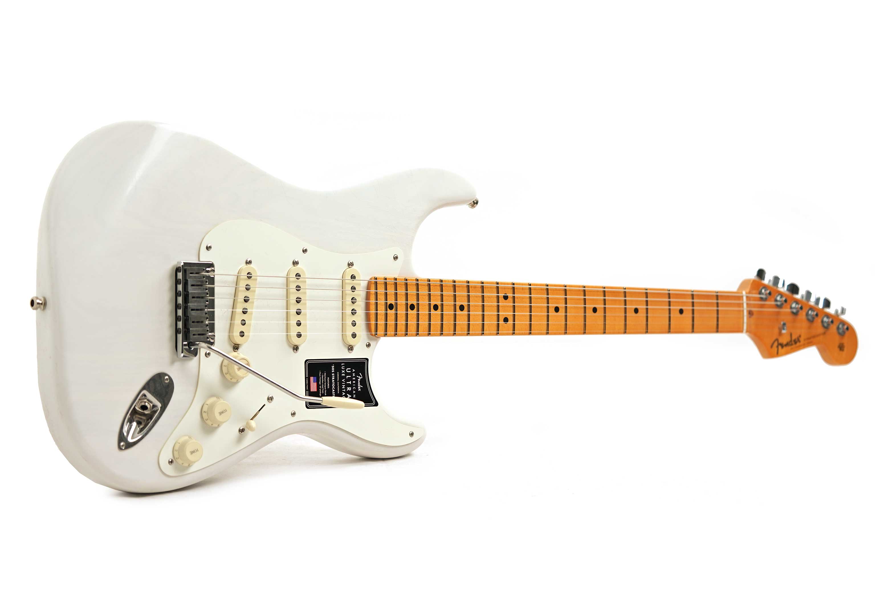 Fender American Ultra Luxe Vintage 50s Stratocaster White Blonde #US25036085