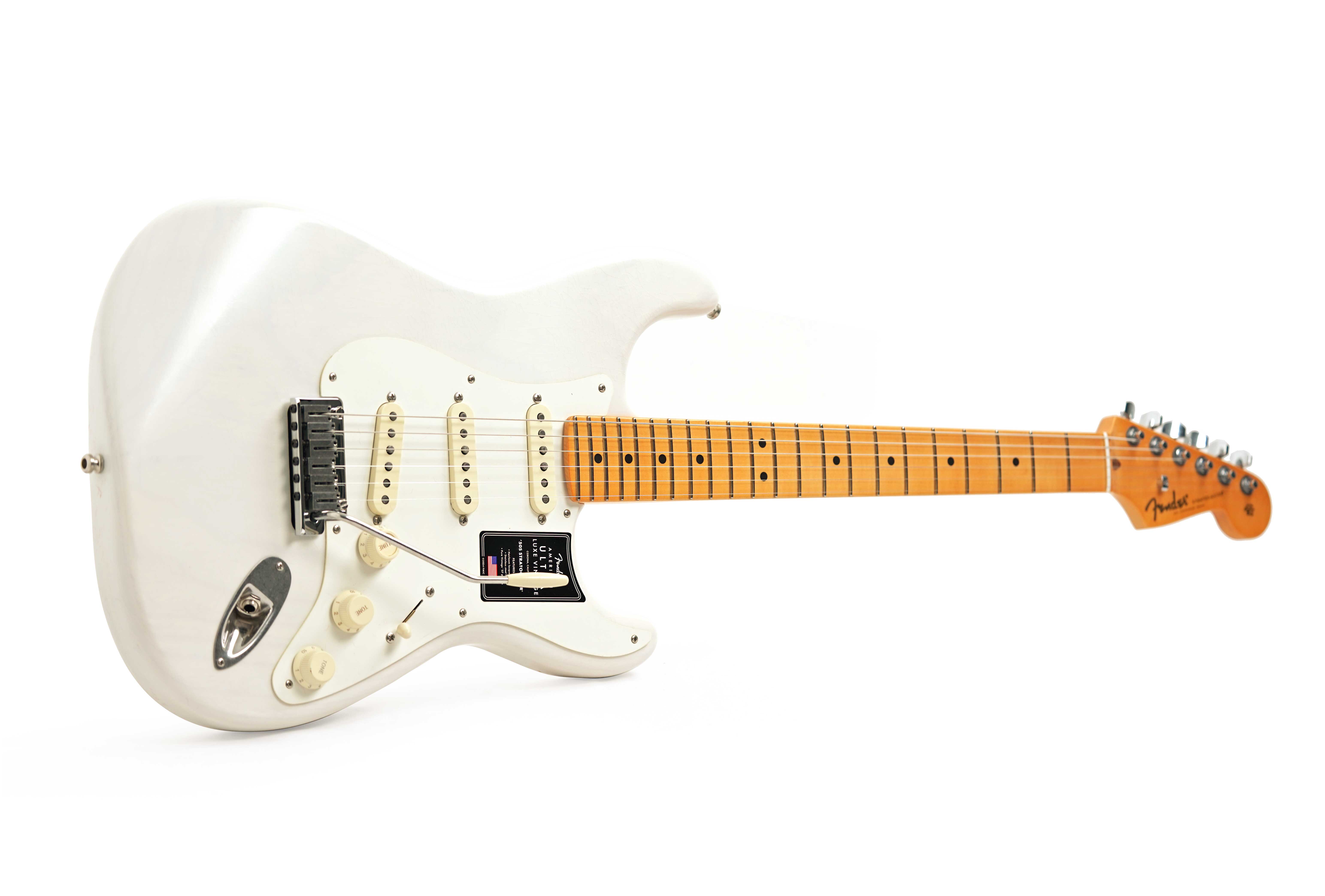 Fender American Ultra Luxe Vintage 50s Stratocaster White Blonde #US25031354