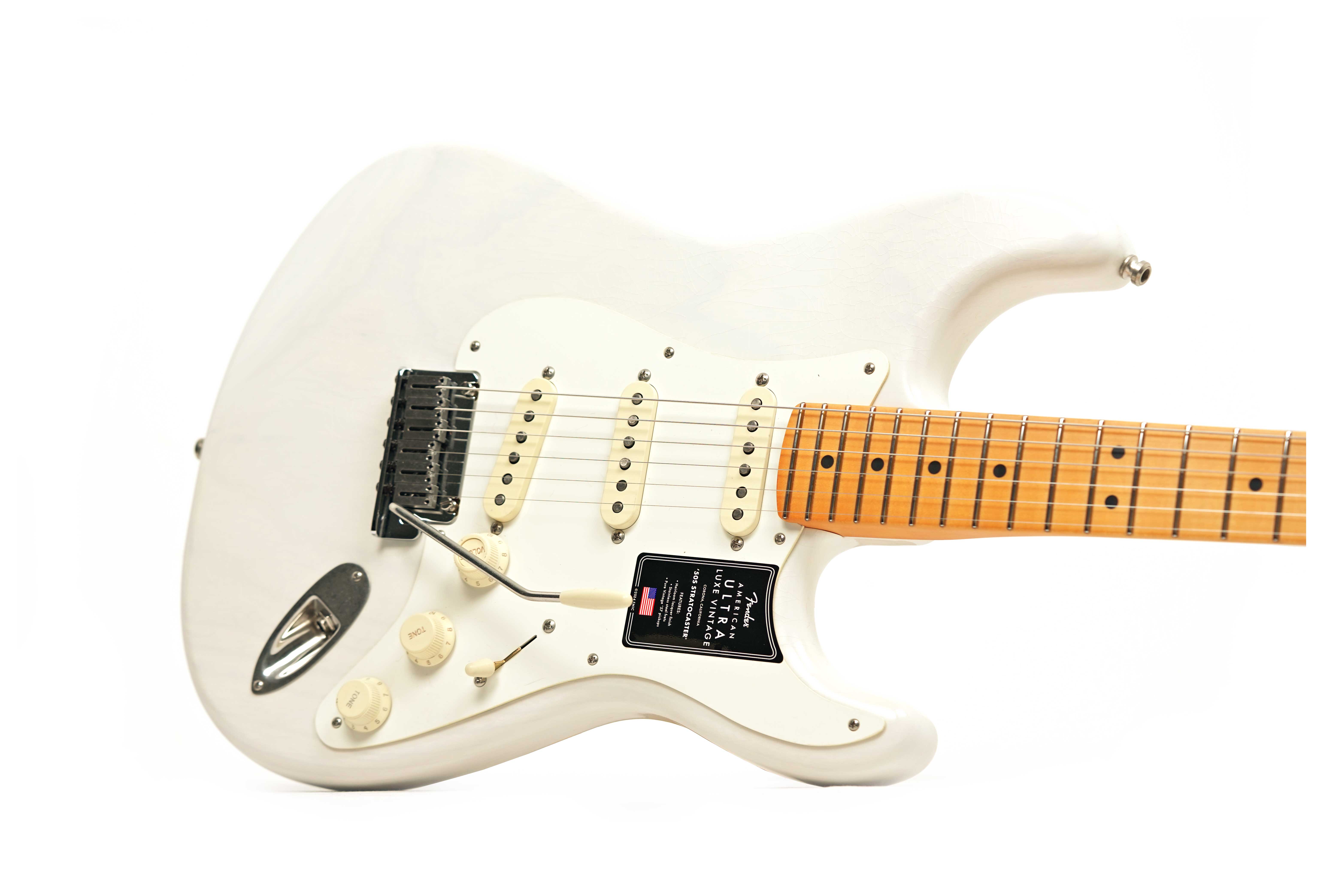 Fender American Ultra Luxe Vintage 50s Stratocaster White Blonde #US25031354