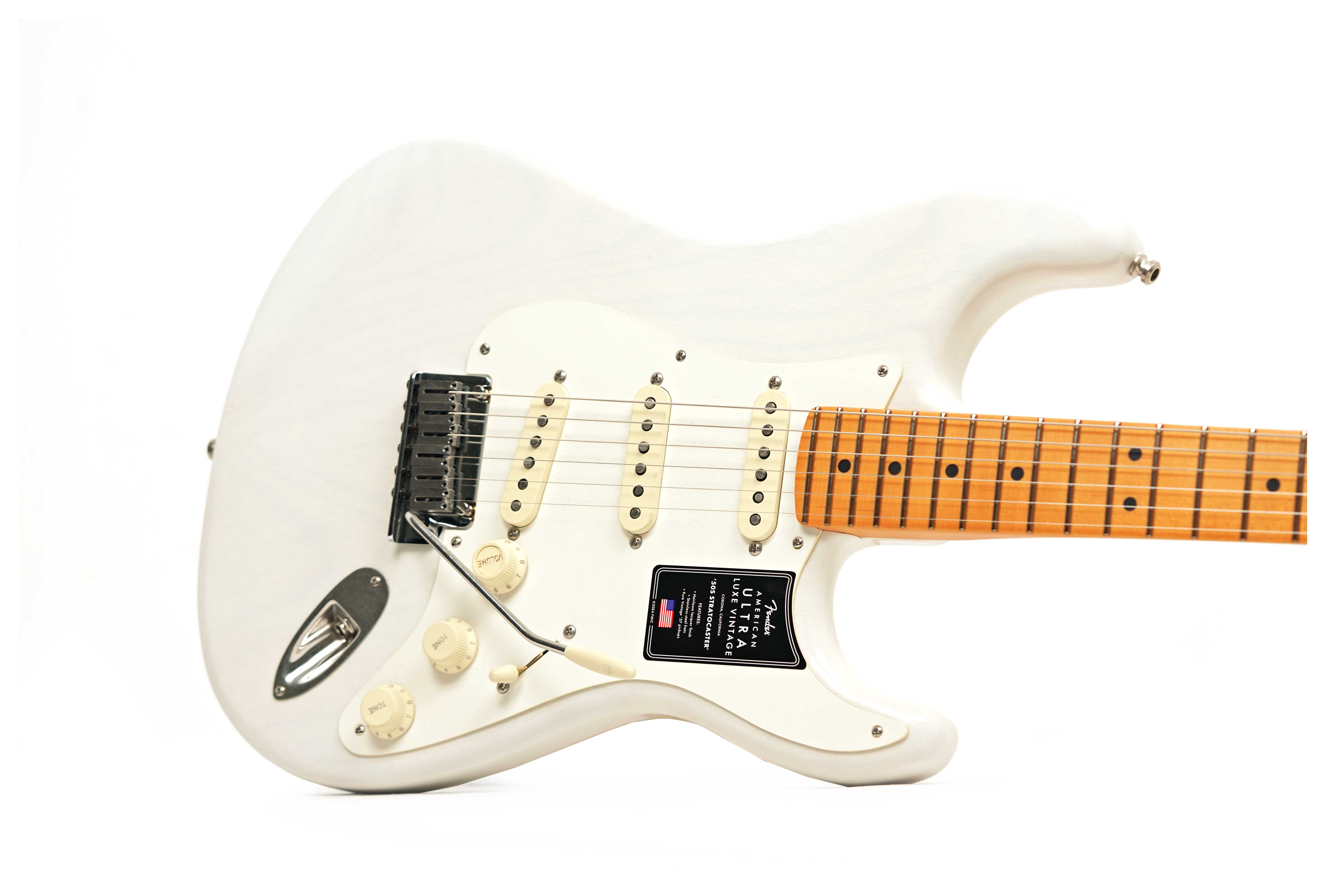 Fender American Ultra Luxe Vintage 50s Stratocaster White Blonde #US25024366