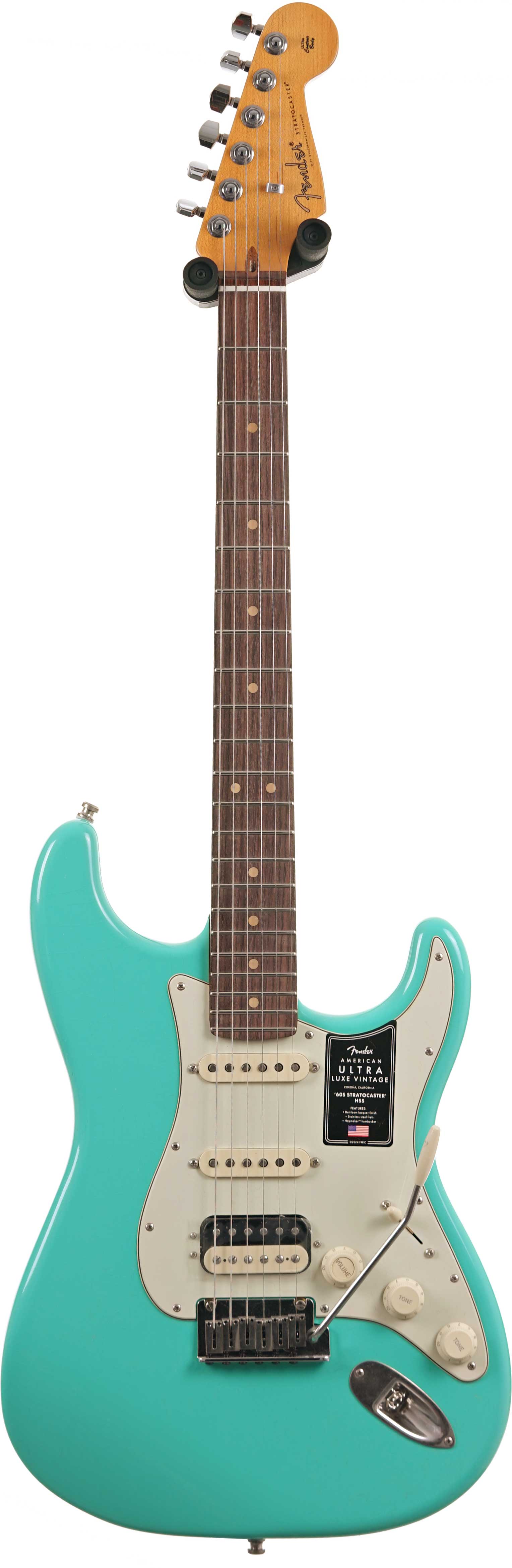 Fender American Ultra Luxe Vintage 60s Stratocaster HSS Sea Foam Green #US25027511