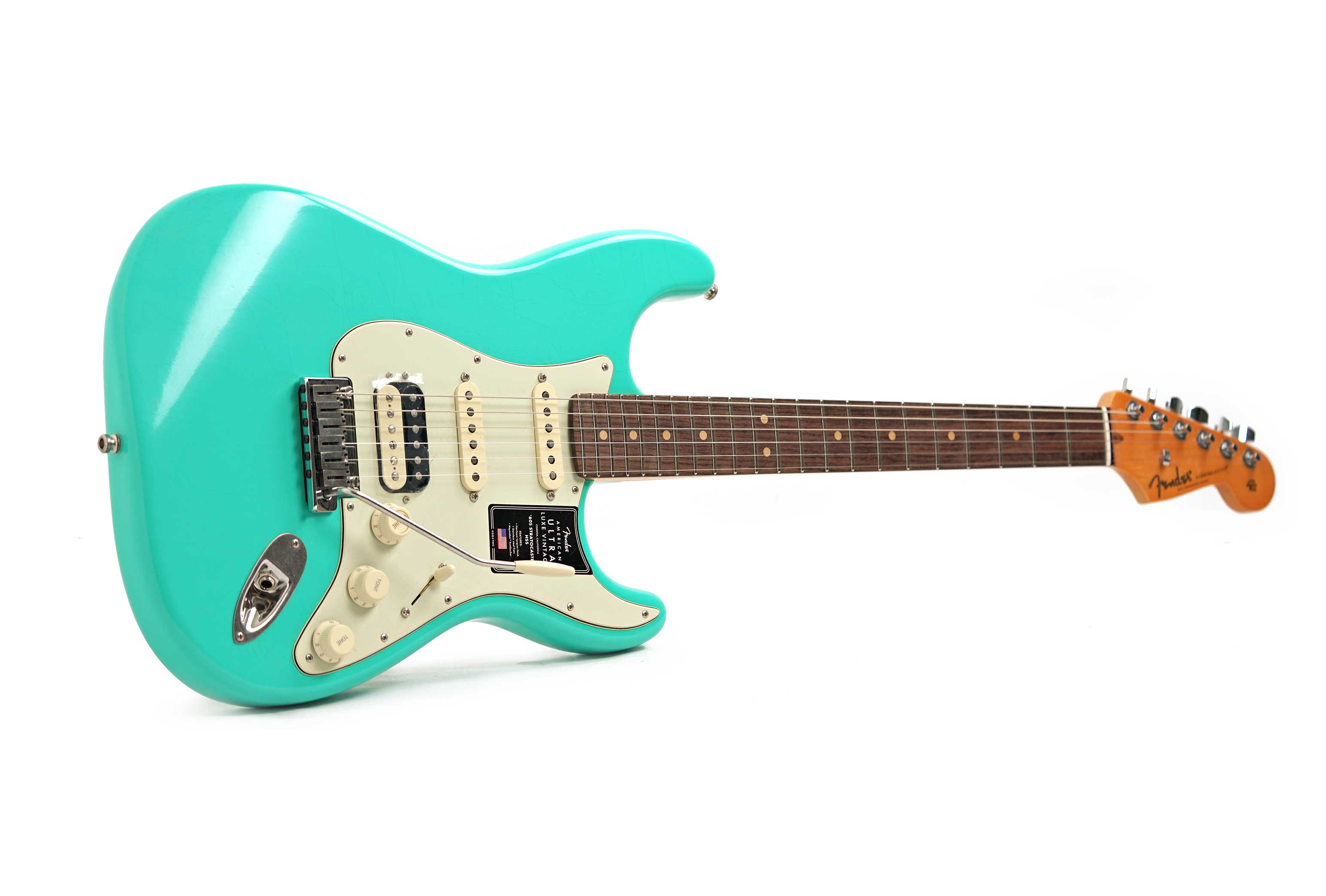 Fender American Ultra Luxe Vintage 60s Stratocaster HSS Sea Foam Green #US25027511