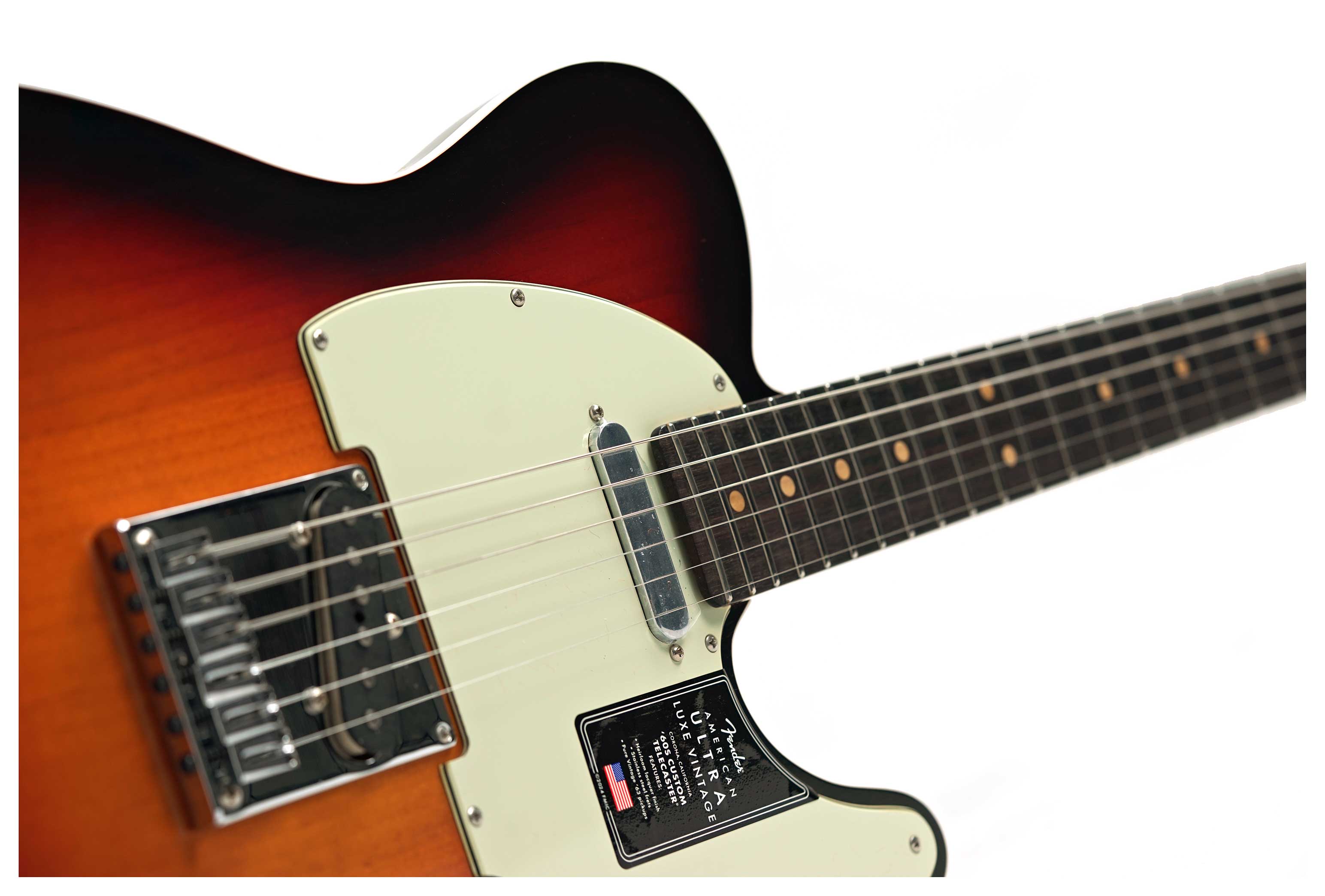Fender American Ultra Luxe Vintage 60s Custom Telecaster 3 Colour Sunburst #US25027079