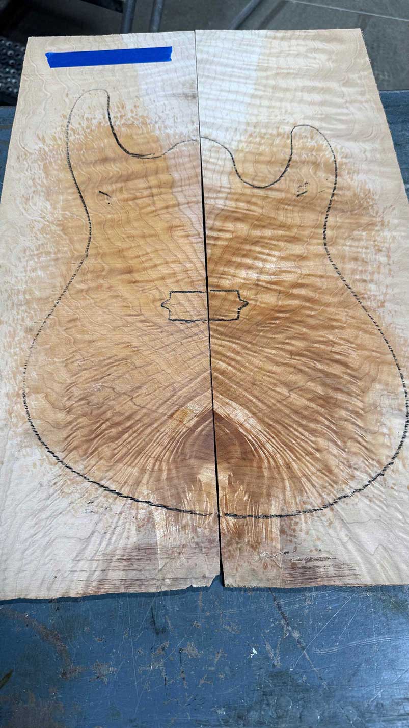 Suhr Modern Natural Hand Picked Maple Top #91403