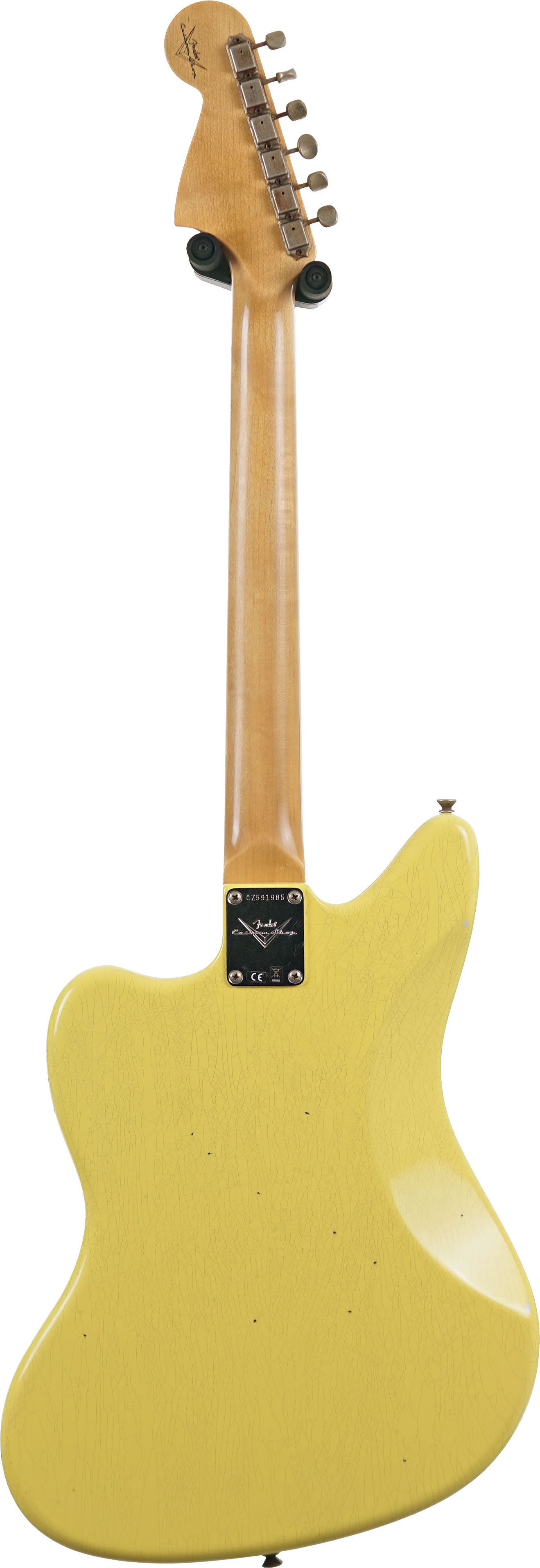 Fender Custom Shop 1964 Jaguar Journeyman Relic Graffiti Yellow Rosewood Fingerboard #CZ591985