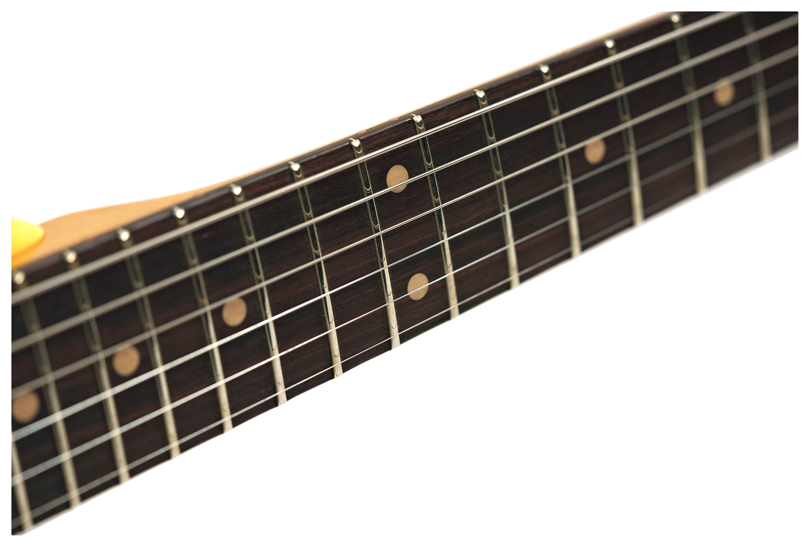 Fender Custom Shop 1964 Jaguar Journeyman Relic Graffiti Yellow Rosewood Fingerboard #CZ591985