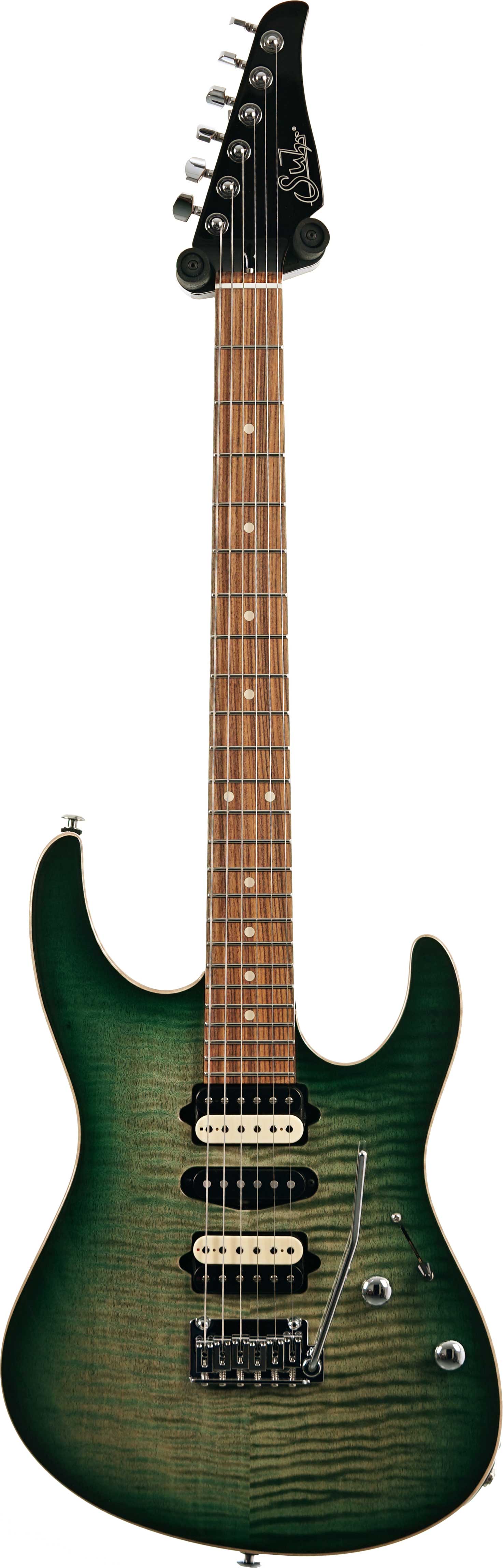 Suhr guitarguitar Exclusive Modern Plus Trans Green Burst Pau Ferro Fingerboard #92010
