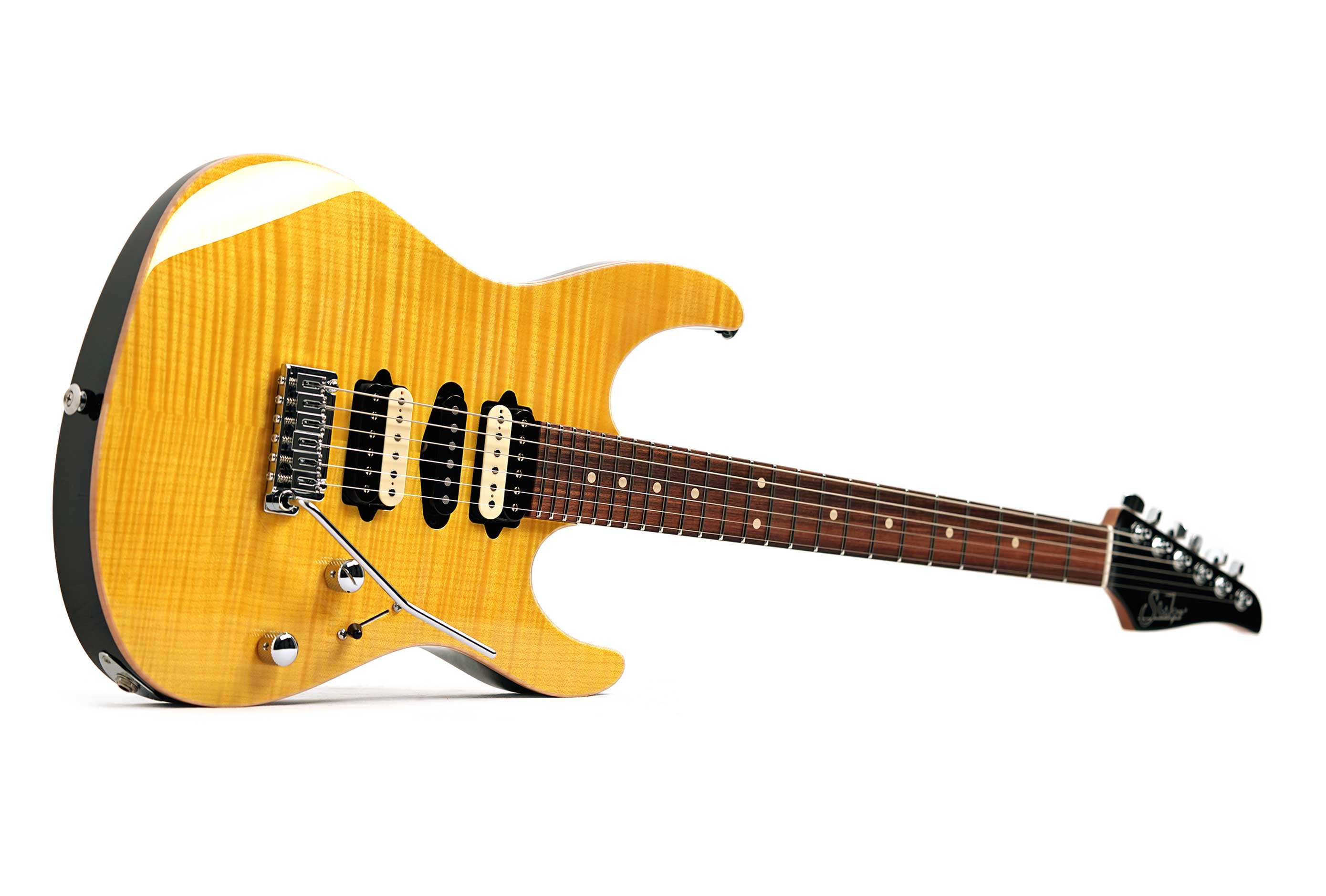 Suhr guitarguitar Exclusive Modern Plus Trans Lemon Yellow Pau Ferro Fingerboard #92018