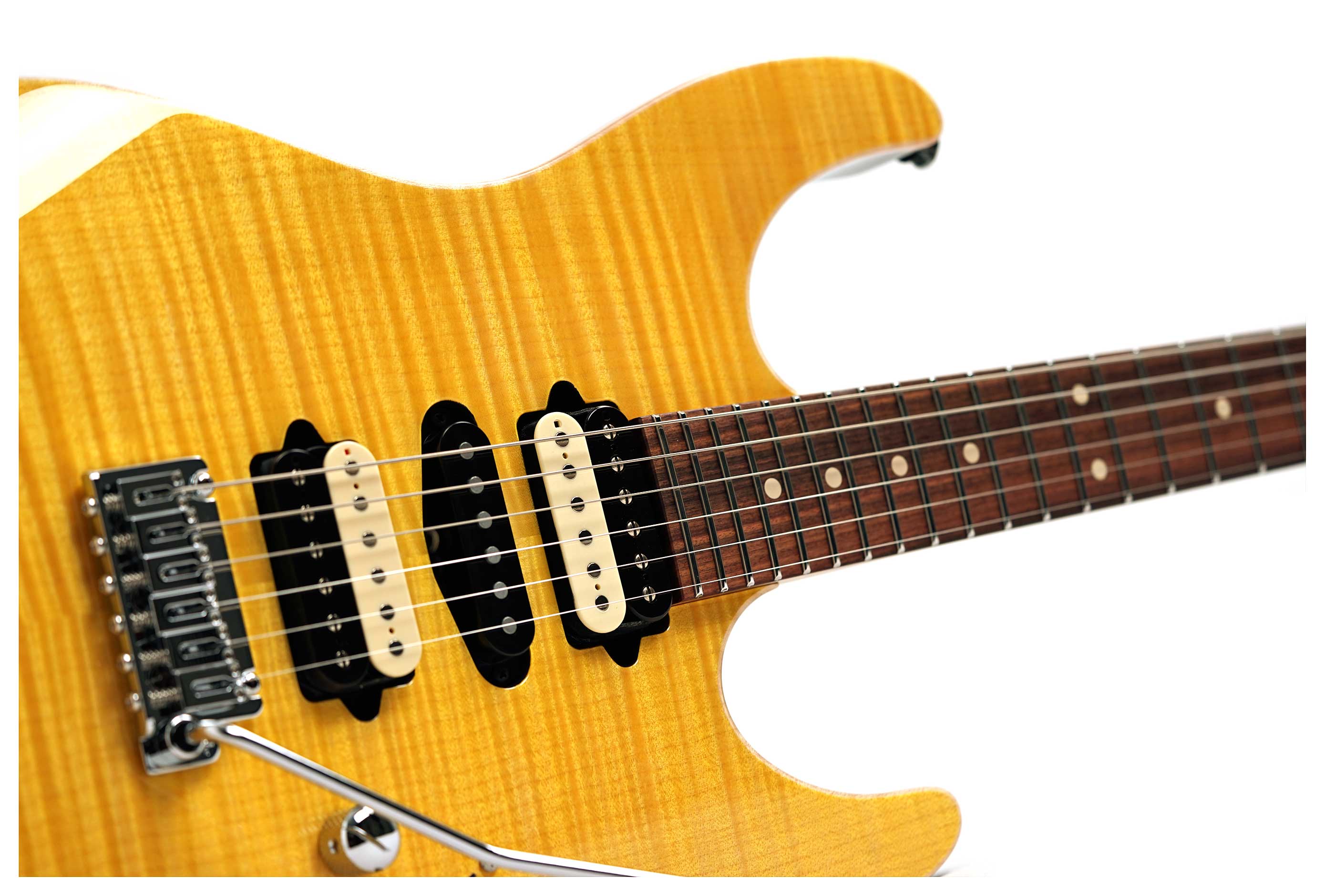 Suhr guitarguitar Exclusive Modern Plus Trans Lemon Yellow Pau Ferro Fingerboard #92018