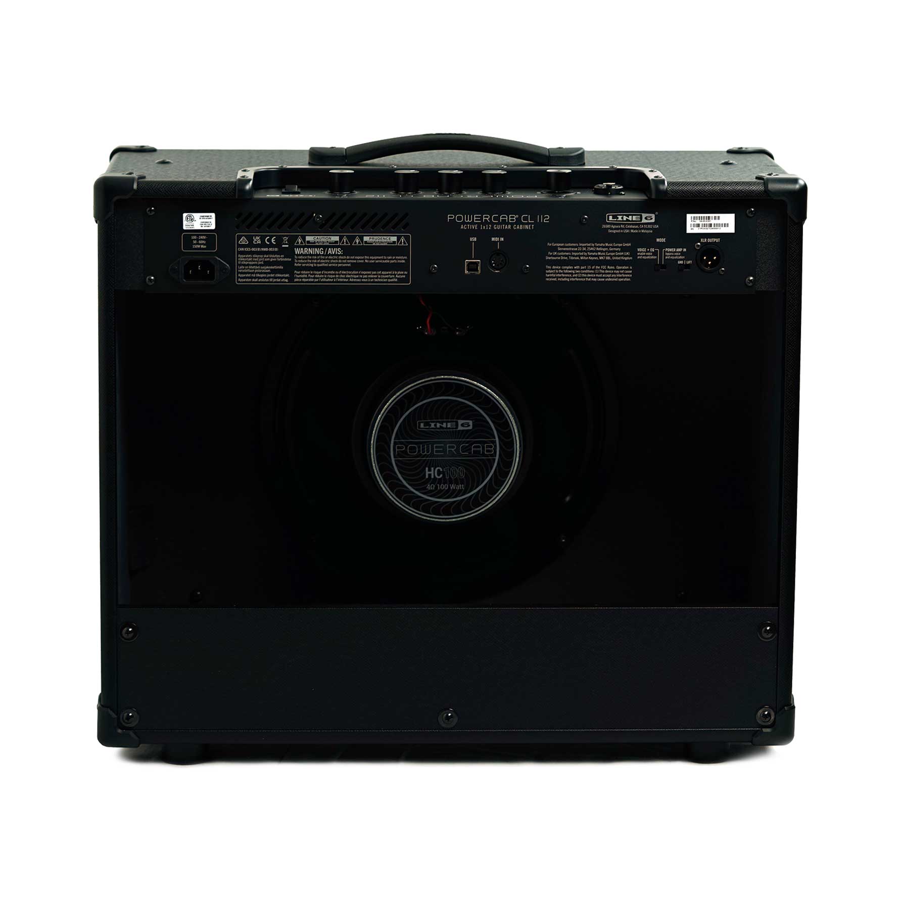 Line 6 Powercab CL 112 Active 1x12 Guitar Cabinet (Ex-Demo) #21PC43Q7524000012