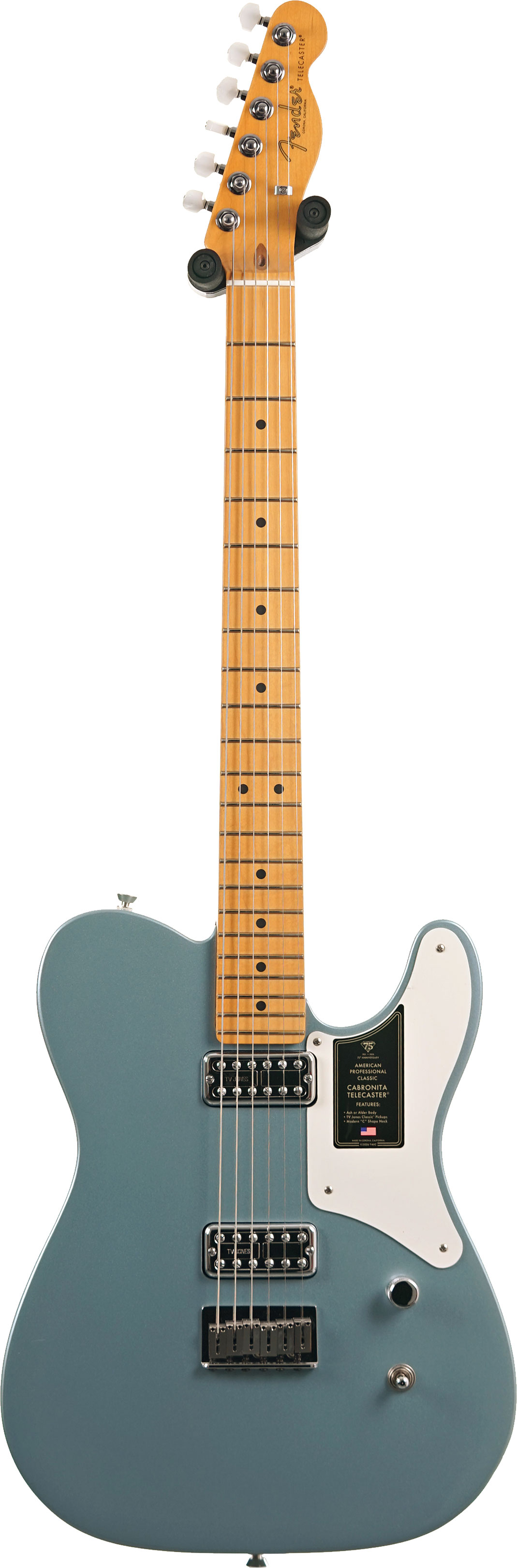 Fender 75th Anniversary American Professional Classic Cabronita Telecaster Ice Blue Metallic Maple Fingerboard #US26054364