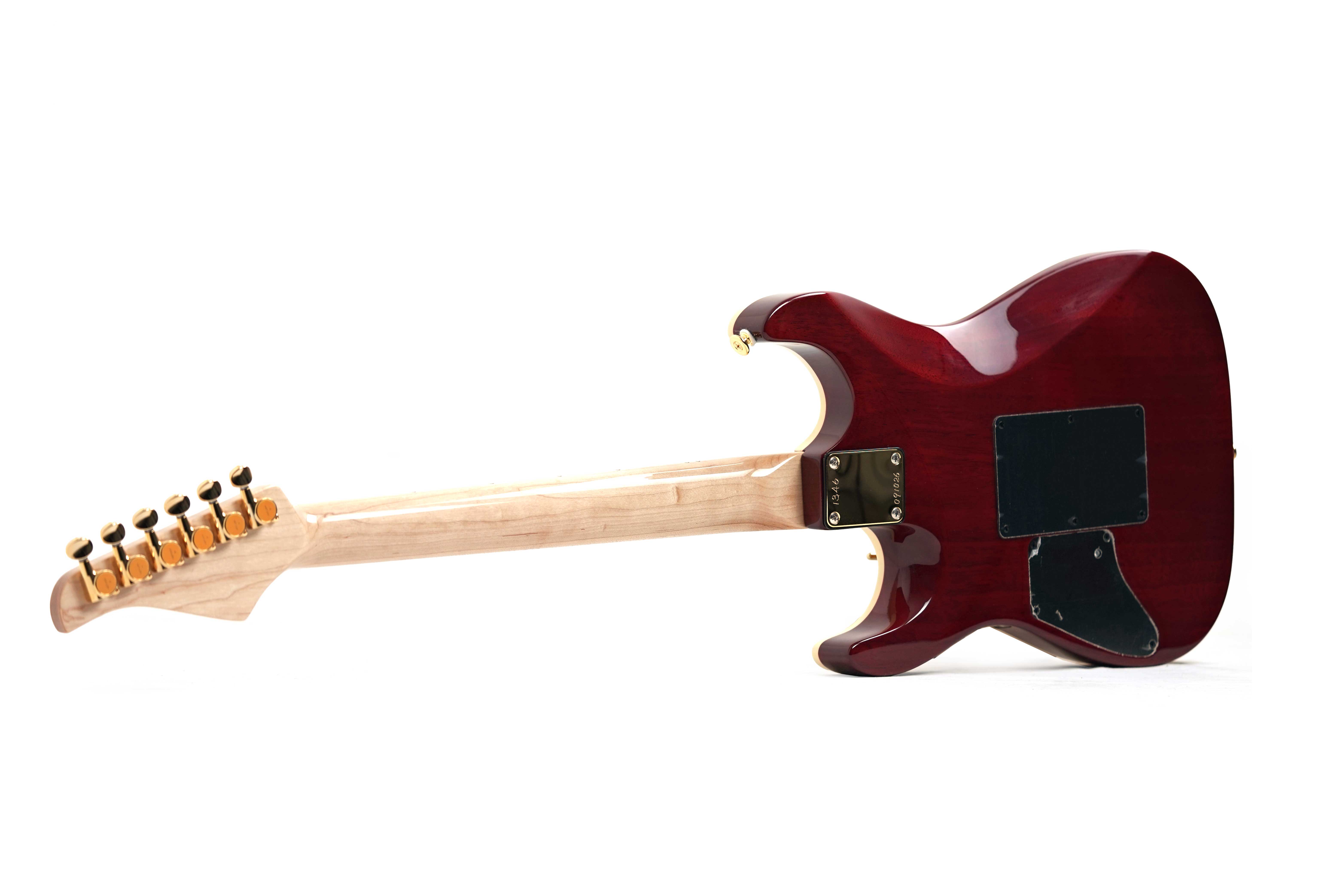 Pensa Guitars Soho Custom Classic Flame Amber Knopfler Spec #1346