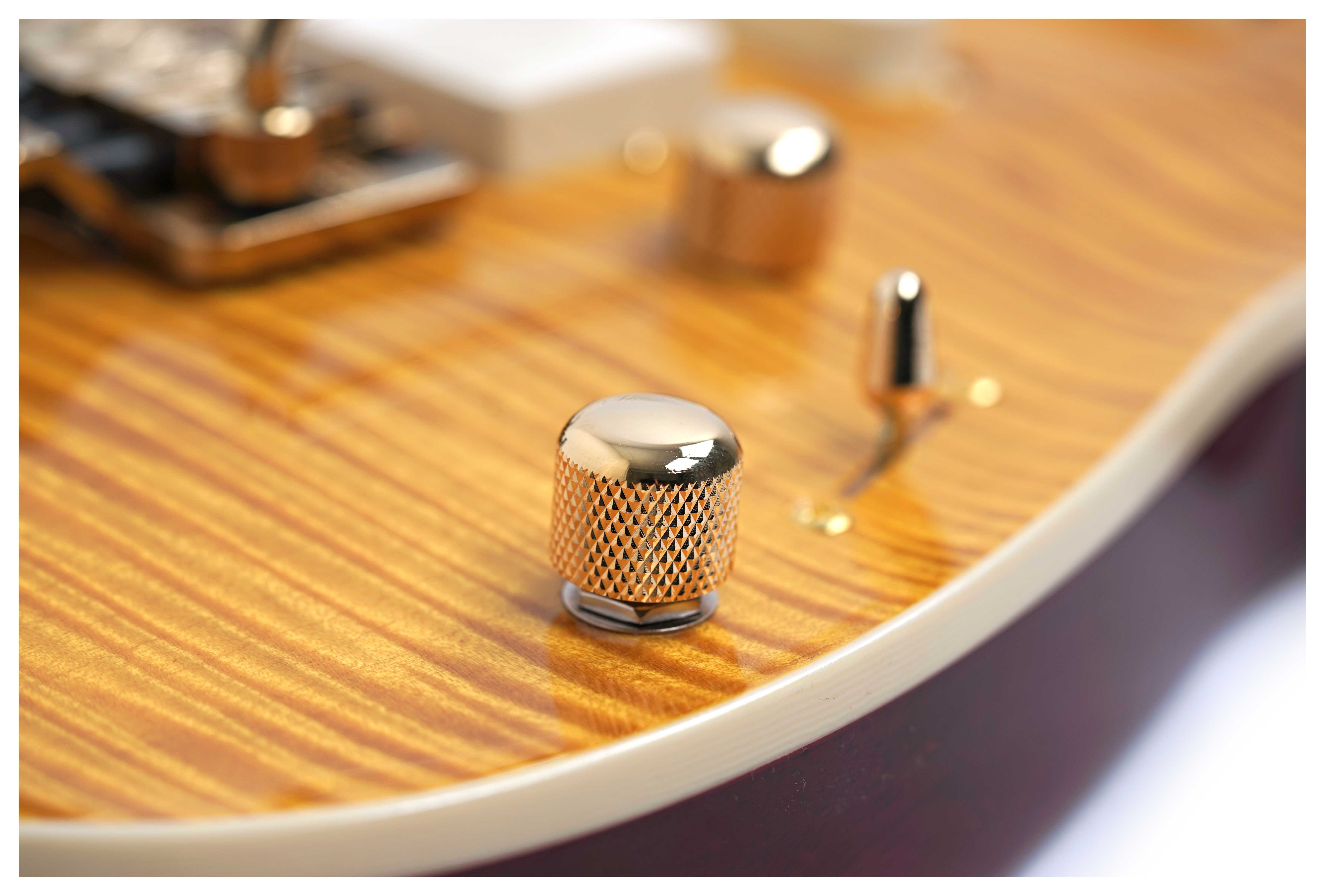 Pensa Guitars Soho Custom Classic Flame Amber Knopfler Spec #1346