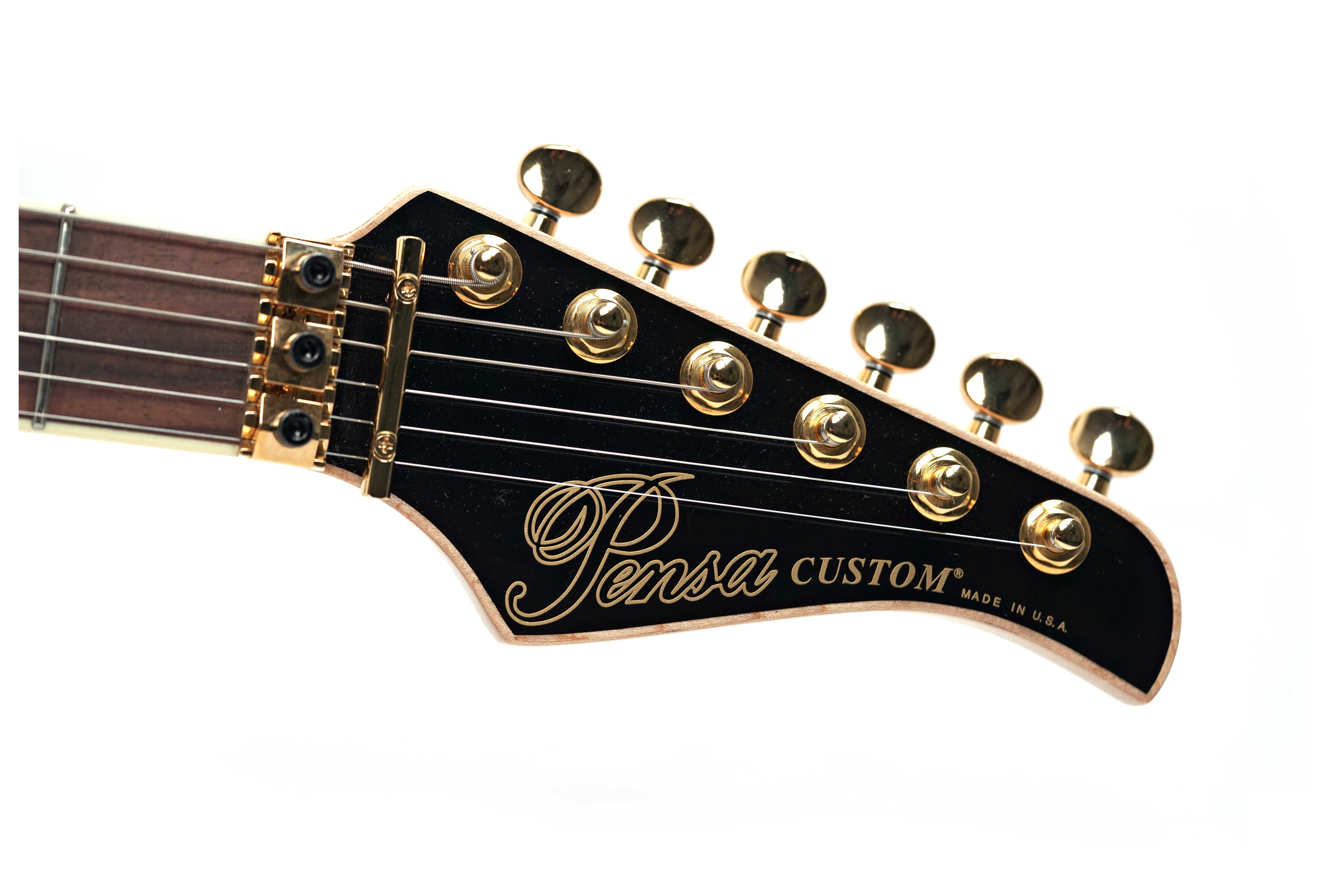 Pensa Guitars Soho Custom Classic Flame Amber Knopfler Spec #1346