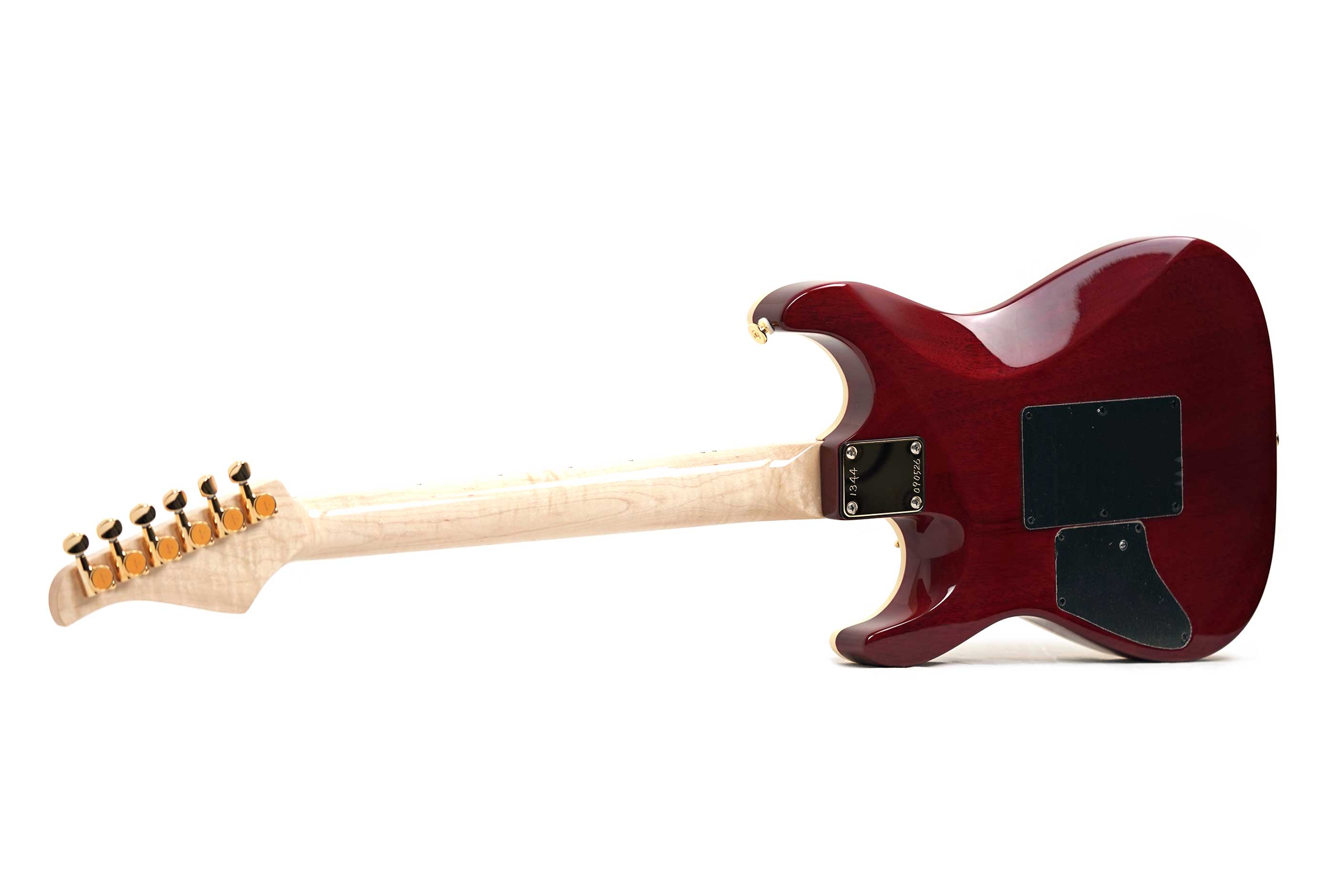 Pensa Guitars Soho Custom Classic Flame Amber Knopfler Spec #1344
