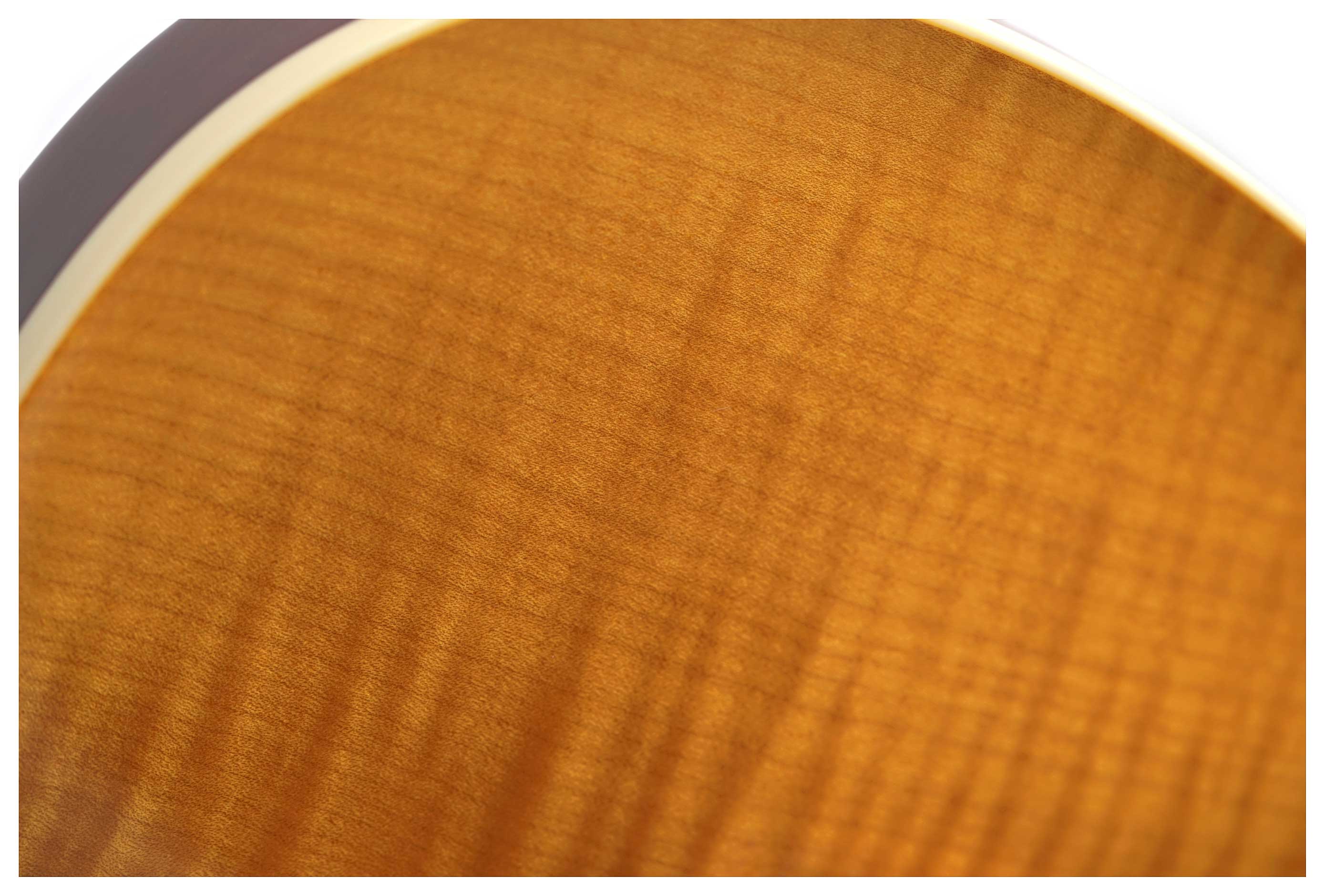Pensa Guitars Soho Custom Classic Flame Amber Knopfler Spec #1344