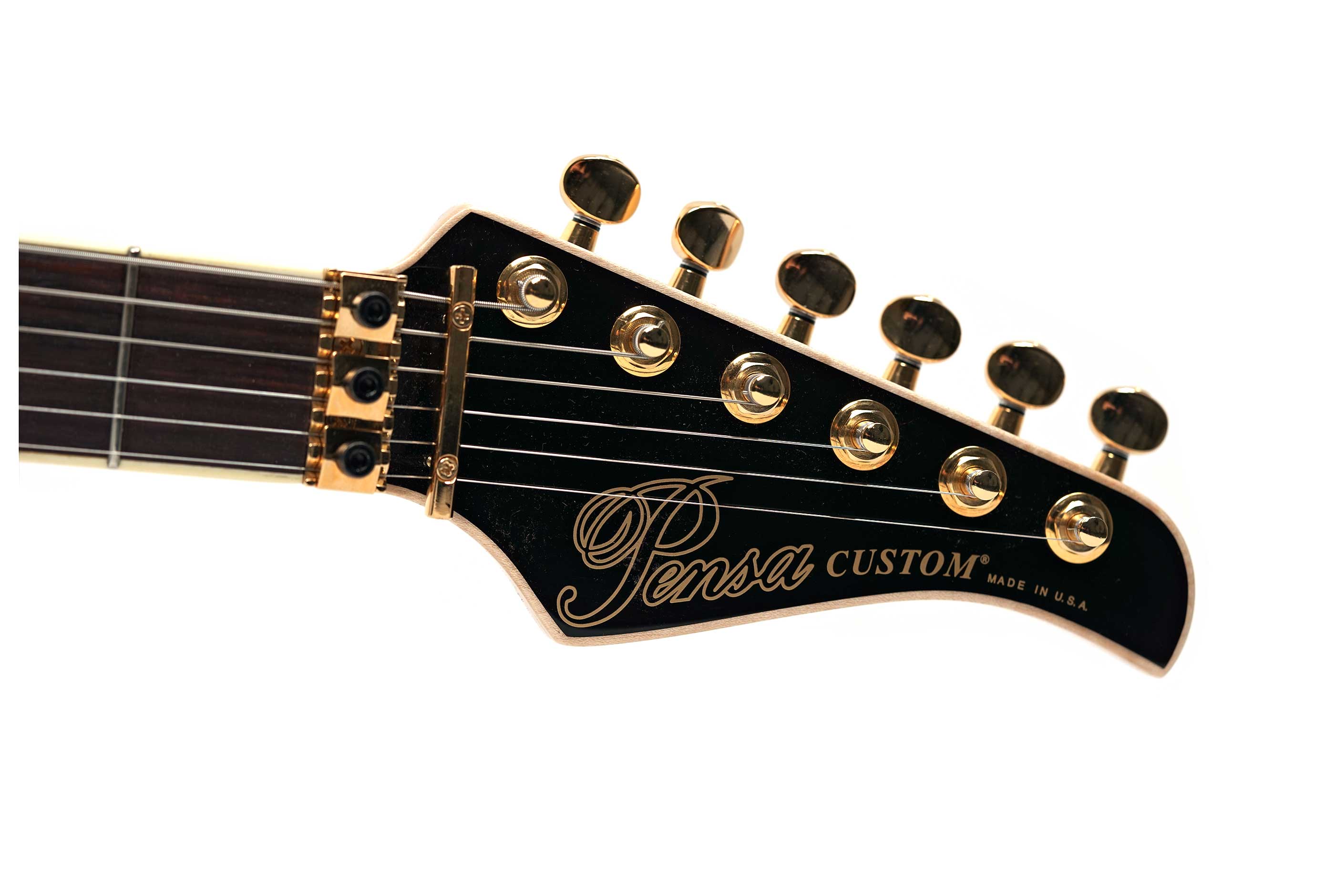Pensa Guitars Soho Custom Classic Flame Amber Knopfler Spec #1344