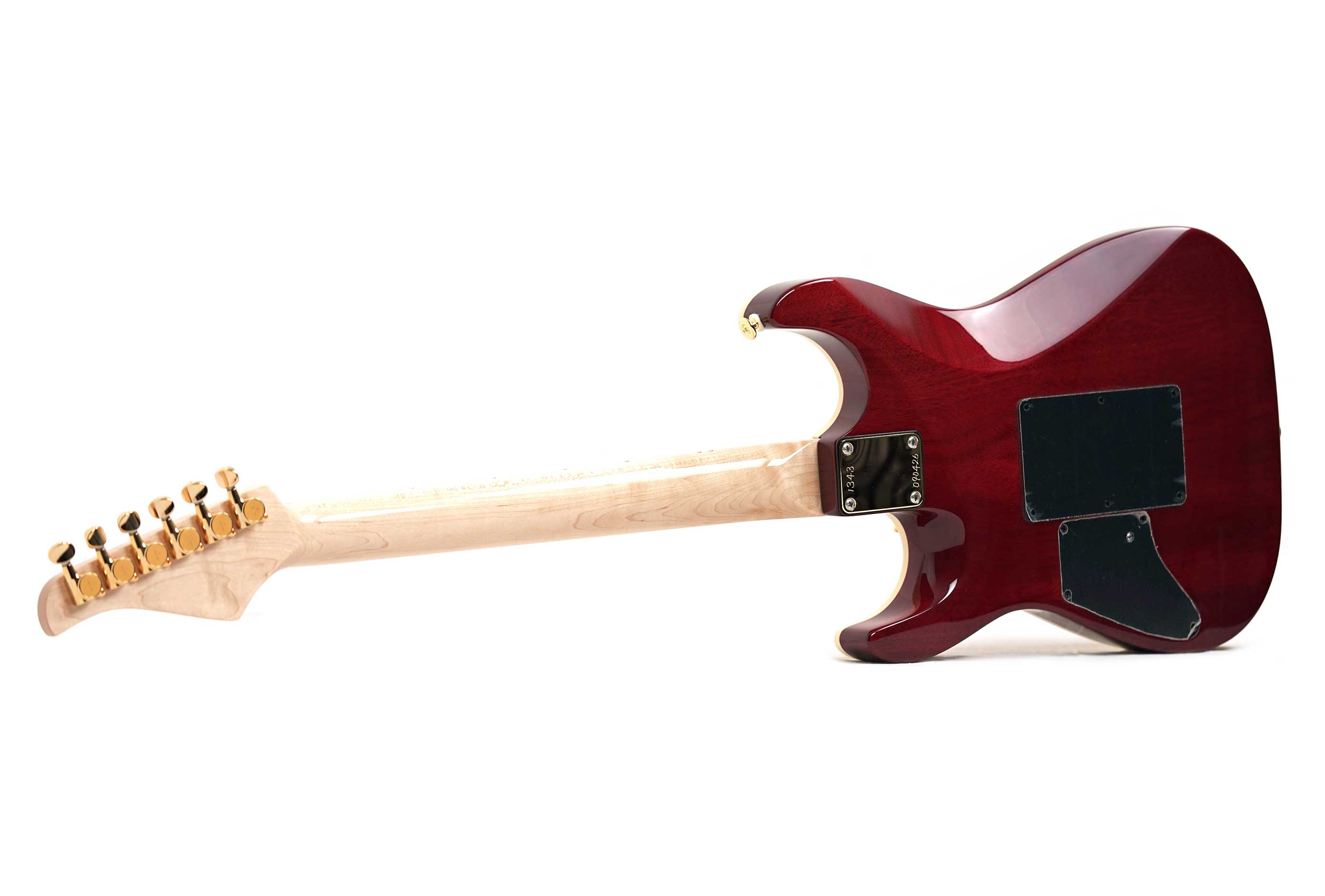 Pensa Guitars Soho Custom Classic Flame Amber Knopfler Spec #1343