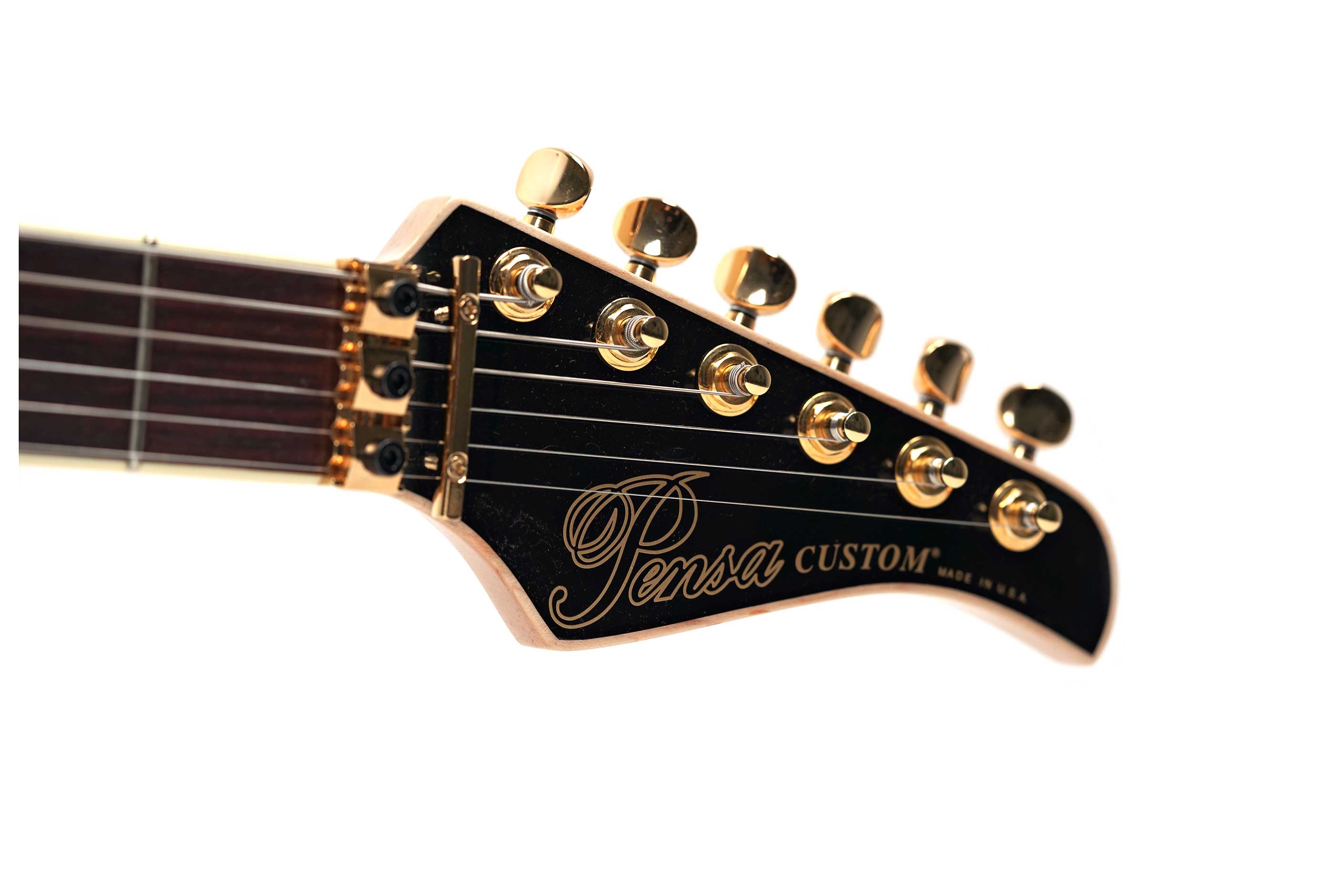 Pensa Guitars Soho Custom Classic Flame Amber Knopfler Spec #1343