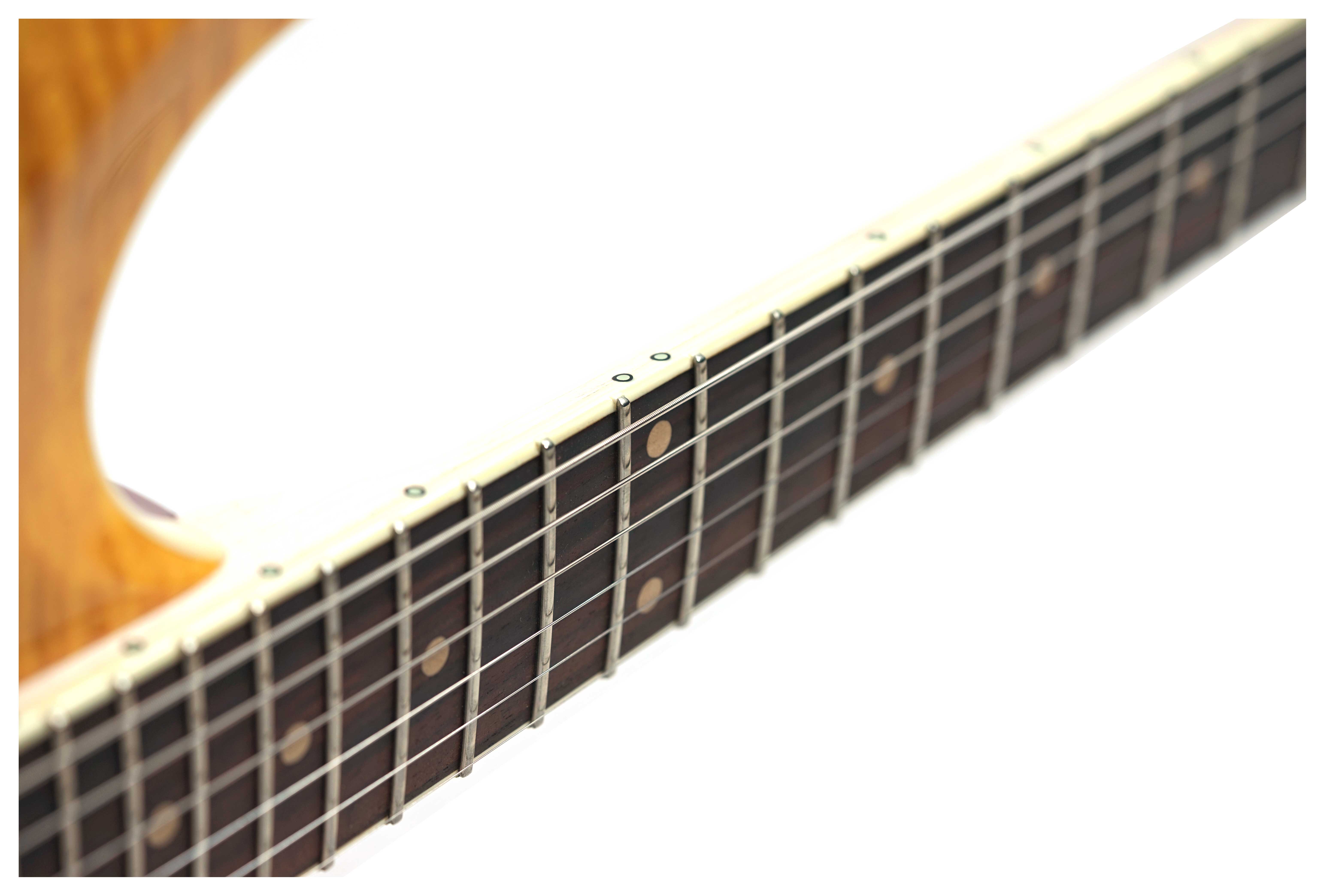 Pensa Guitars Soho Custom Classic Flame Amber Knopfler Spec #1345